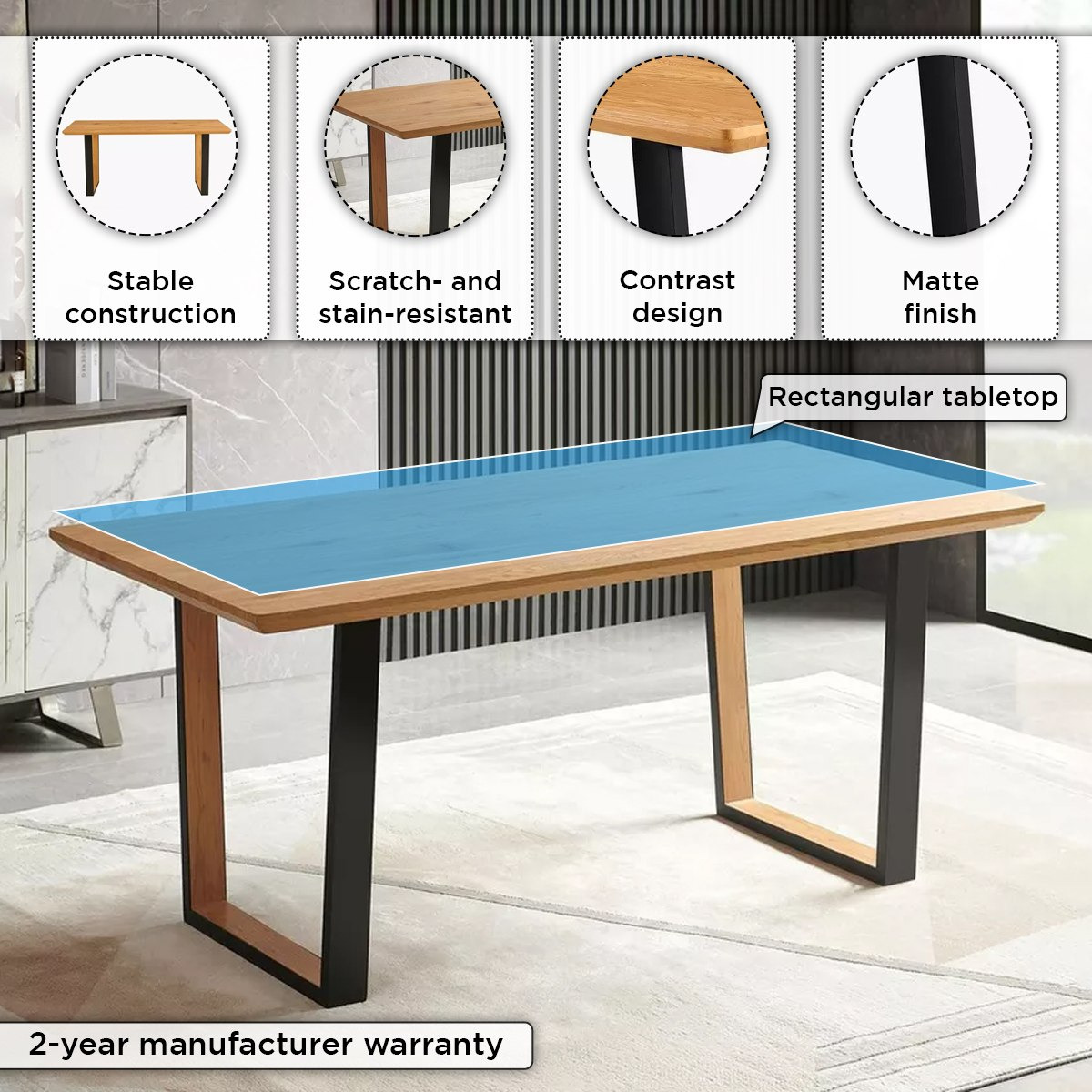 طاولة سفرة 6 مقاعد من كولتون-hbxdiningroom-diningtablesandsets-diningtables-sixseater-image-5