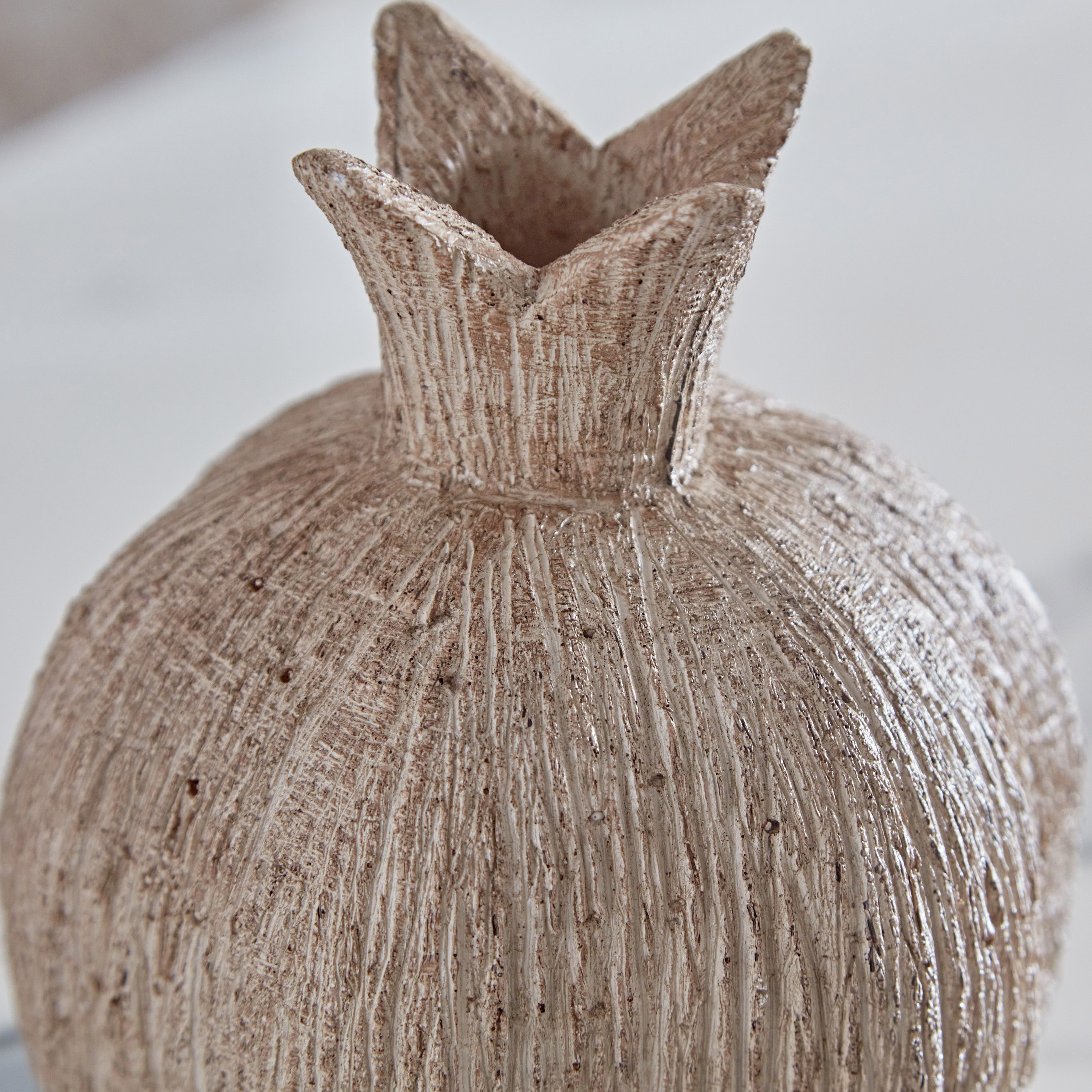 Rabaque Polyresin Natural Finish Pomegranate Decorative Accent - 13x13x15 cm-hbxhomeware-homedecor-figurinesandornaments-image-3