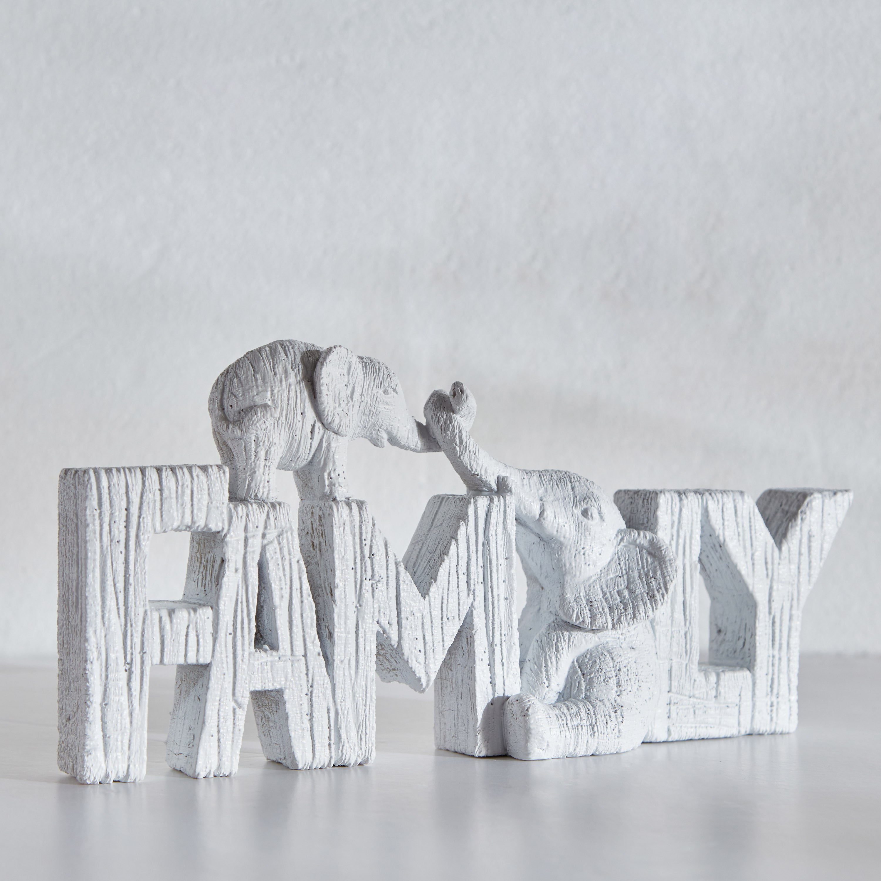 Rabaque Polyresin Family with Elephant Decorative Accent - 30x5x14 cm-hbxhomeware-homedecor-figurinesandornaments-image-5