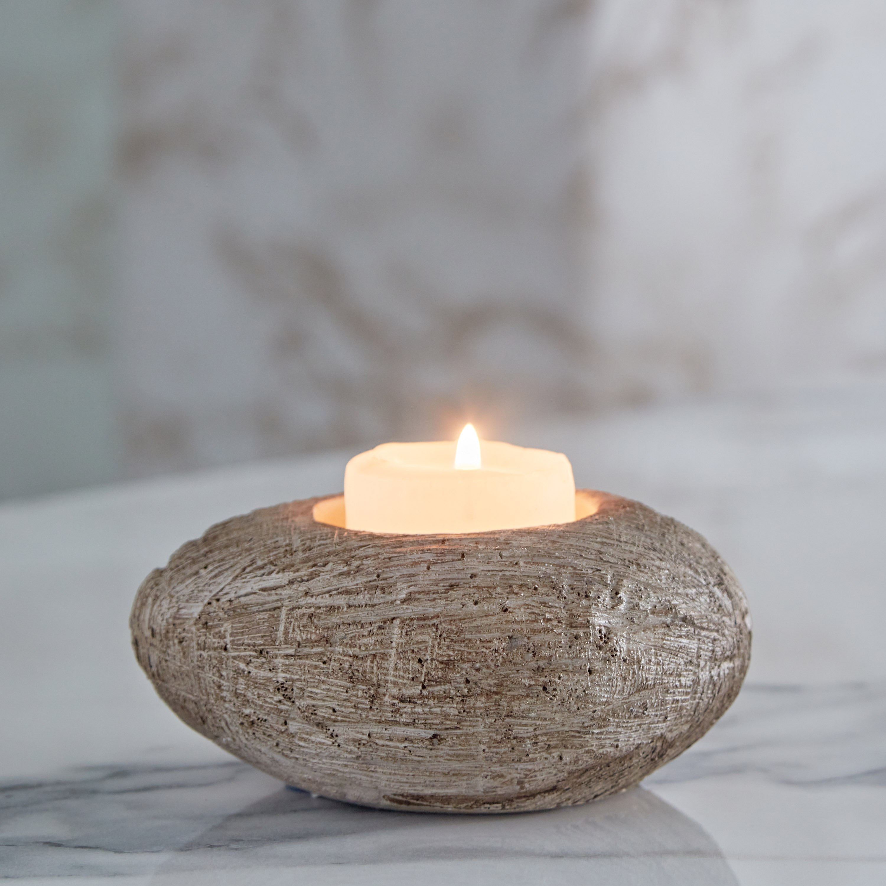 حامل شموع بوليريسين من رابك - 10x8x5 سم-hbxlivingroom-decorandaccessories-candleholders-image-1