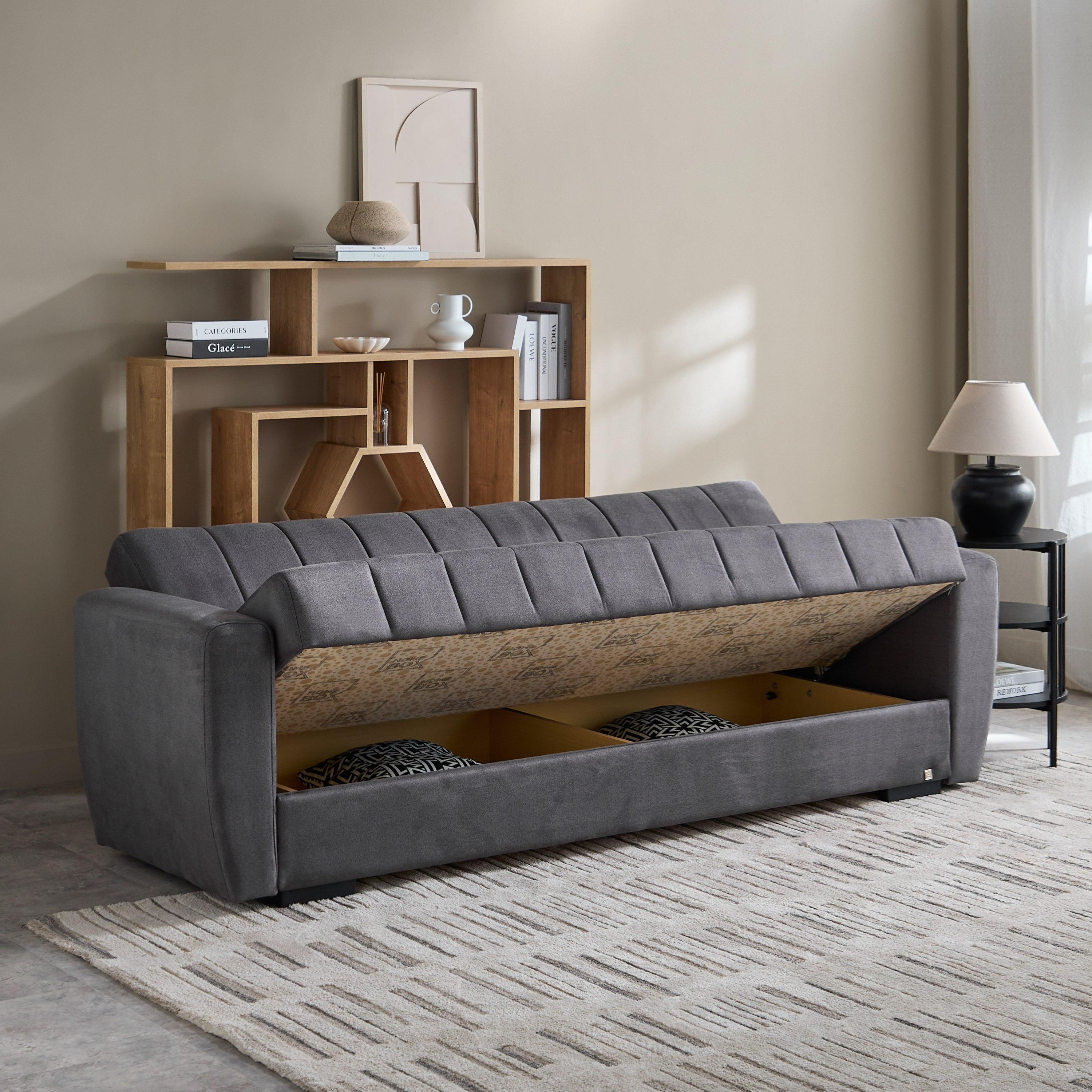 Armina 3-Seater Sofa Bed with Storage and 2 Cushions-hbxfurniture-sofasandarmchairs-sofabeds-image-11