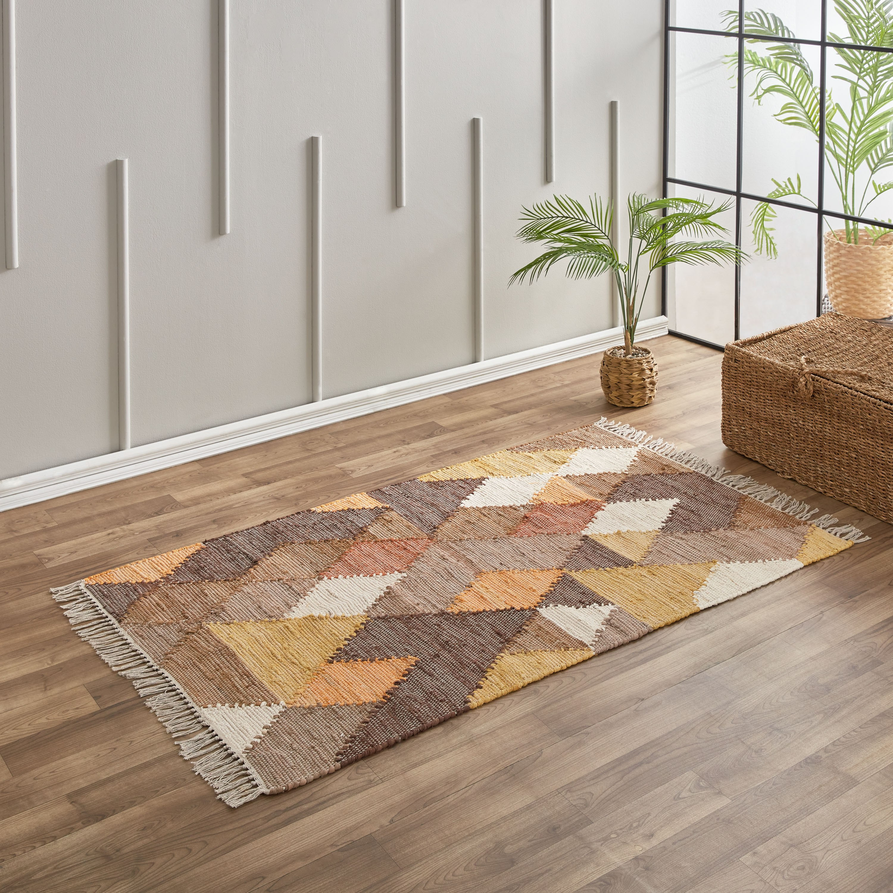 سجادة قطن معاد تدويره من بليس - 90x150 سم-hbxdecorandfurnishings-floorcoverings-rugs-image-1