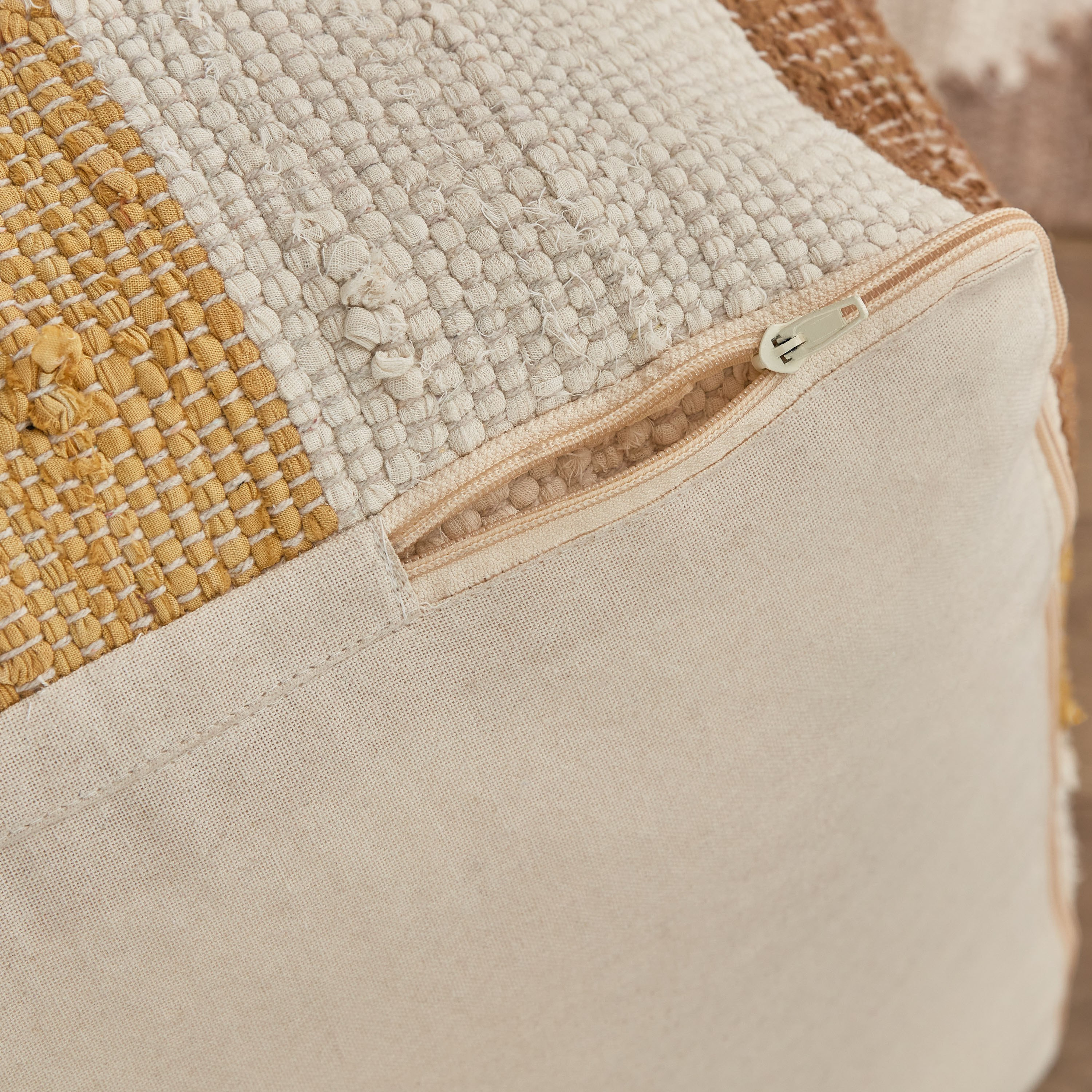 Bliss Recycled Cotton Pouf - 40x40x40 cm-hbxfurniture-kidsroom-kidsbeanbags-image-4