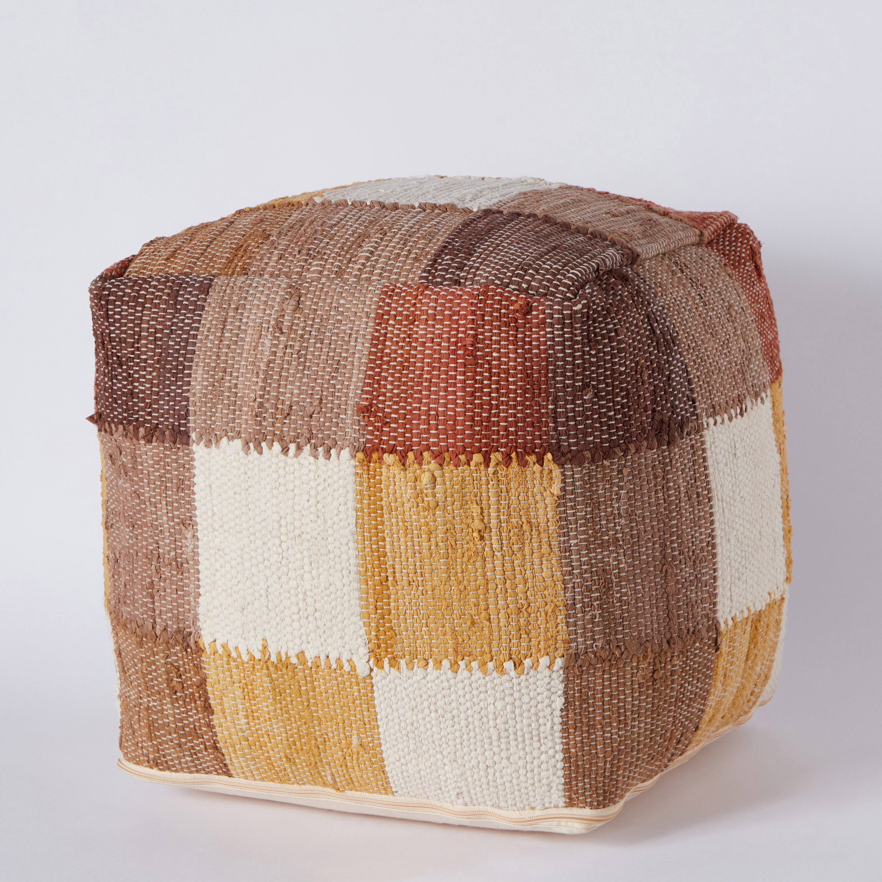 Bliss Recycled Cotton Pouf - 40x40x40 cm-hbxfurniture-kidsroom-kidsbeanbags-image-6