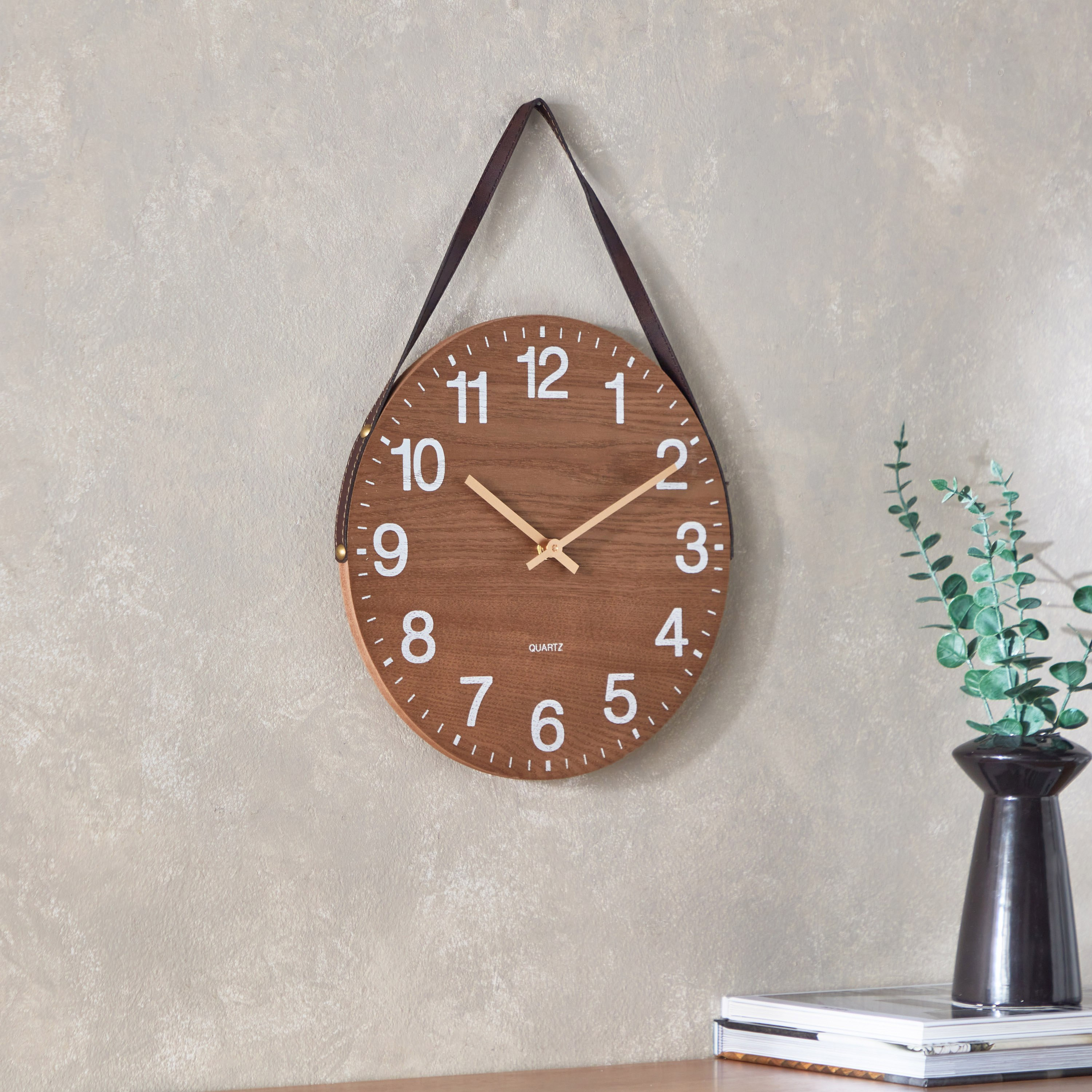 ساعة حائط خشبية من زيل- 30x4.5x40 سم-PROMO_HB_AE_B2G2_011025-image-1