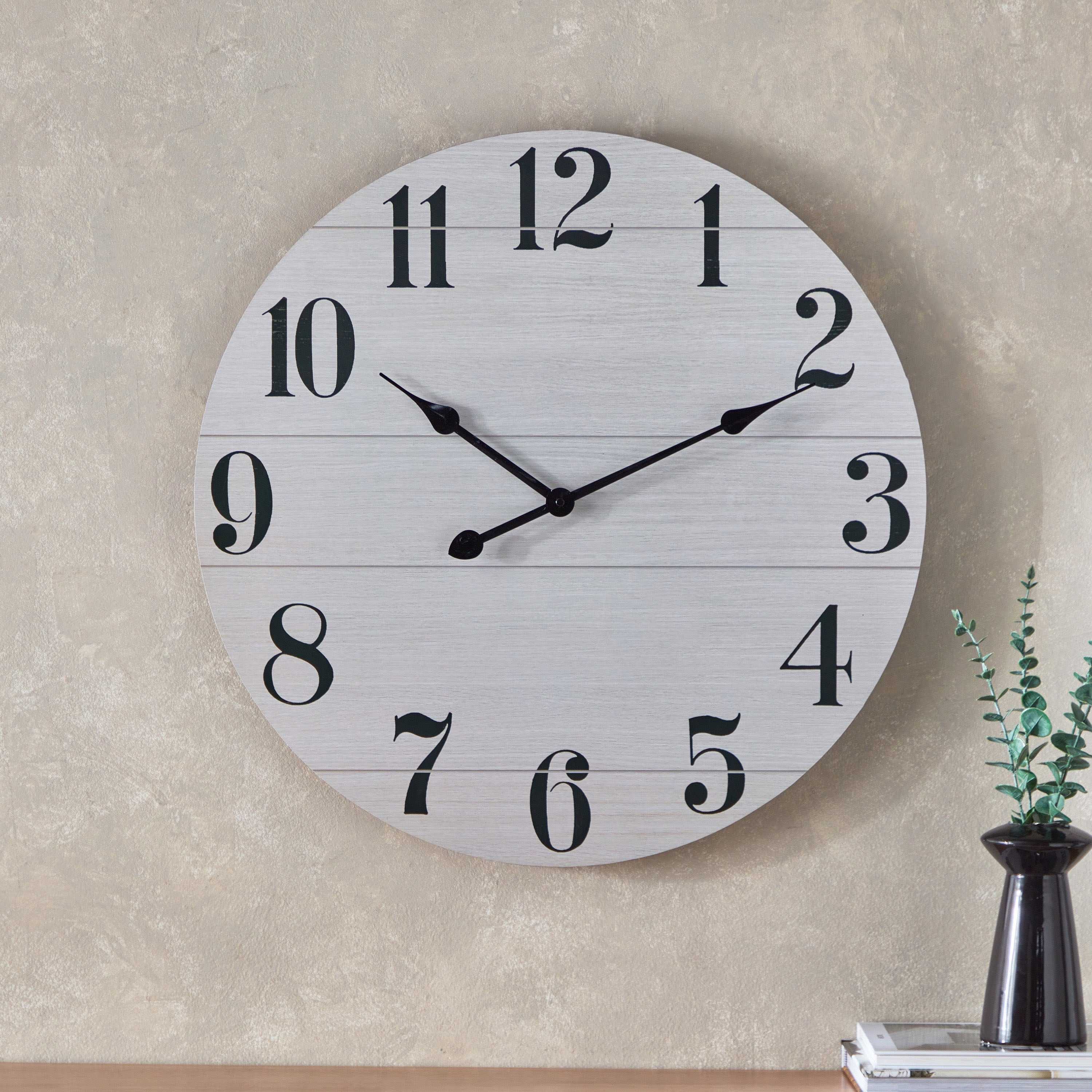 ساعة حائط من زيل- 60x4.5x60 سم-hbxhomeware-hbxdecorandfurnishings-image-2