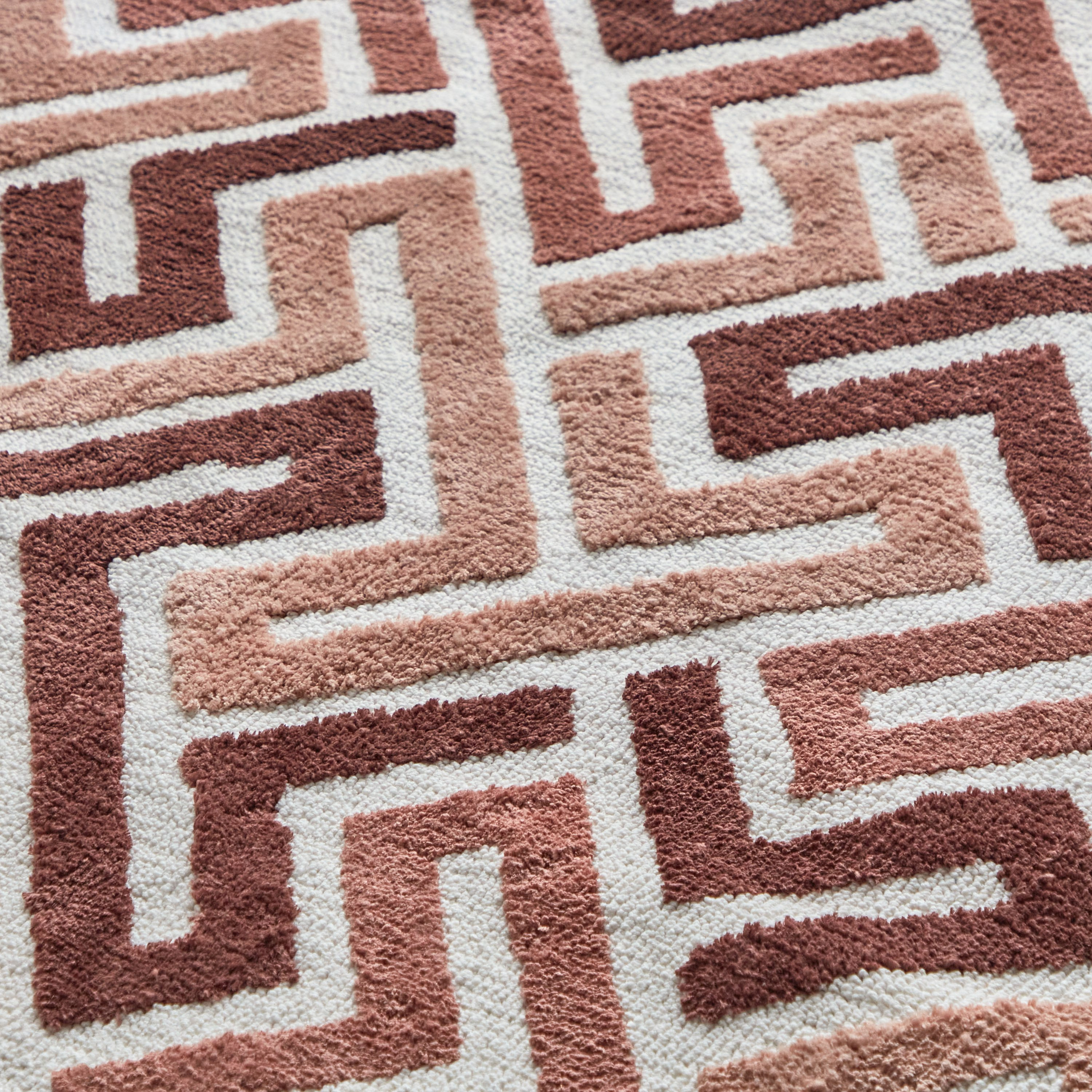 سجادة محبوكة من الألياف الدقيقة من مكناس - 80x230 سم-hbxdecorandfurnishings-floorcoverings-rugs-image-2