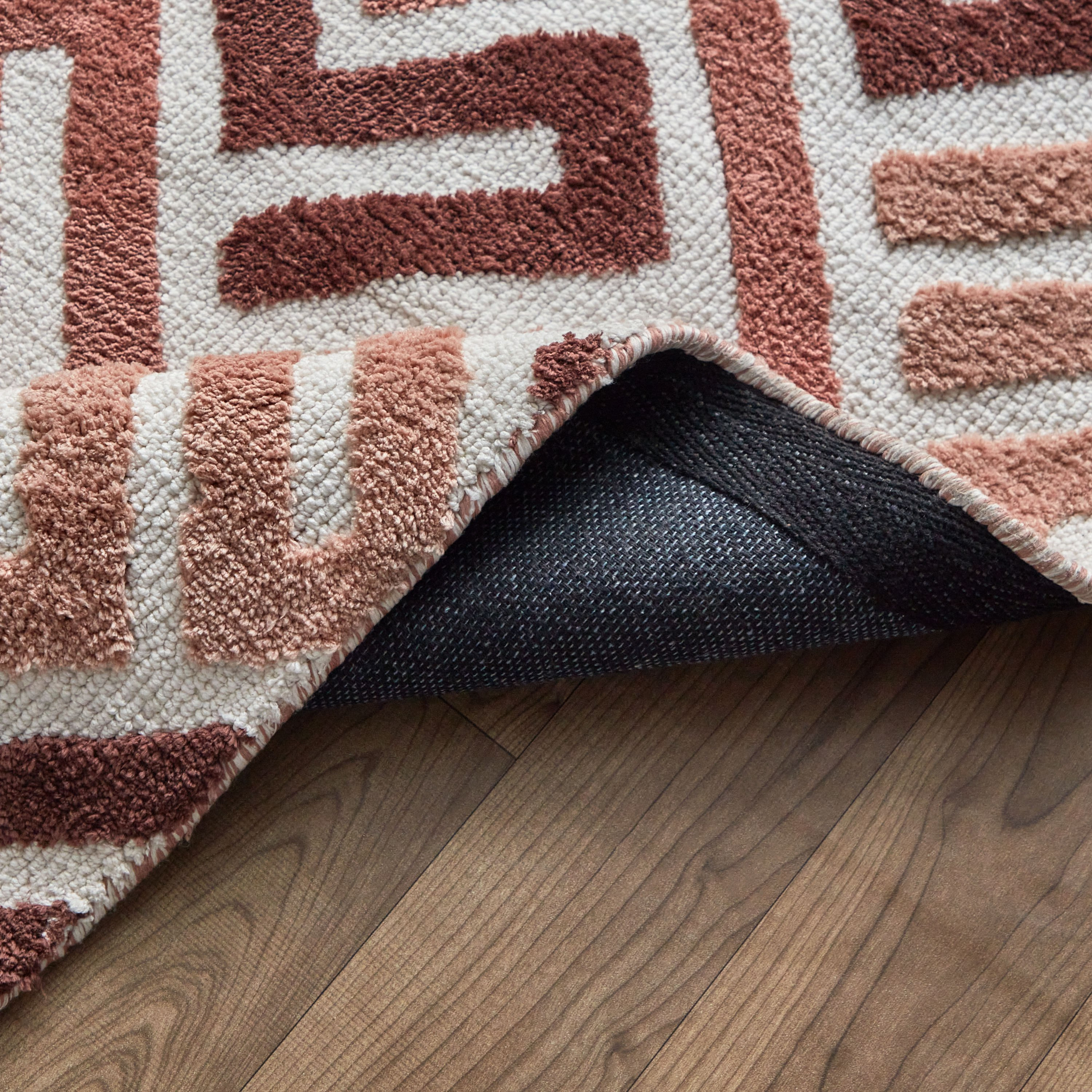 Meknes Microfibre Knitted Rug - 120x170 cm-hbxdecorandfurnishings-floorcoverings-rugs-image-4