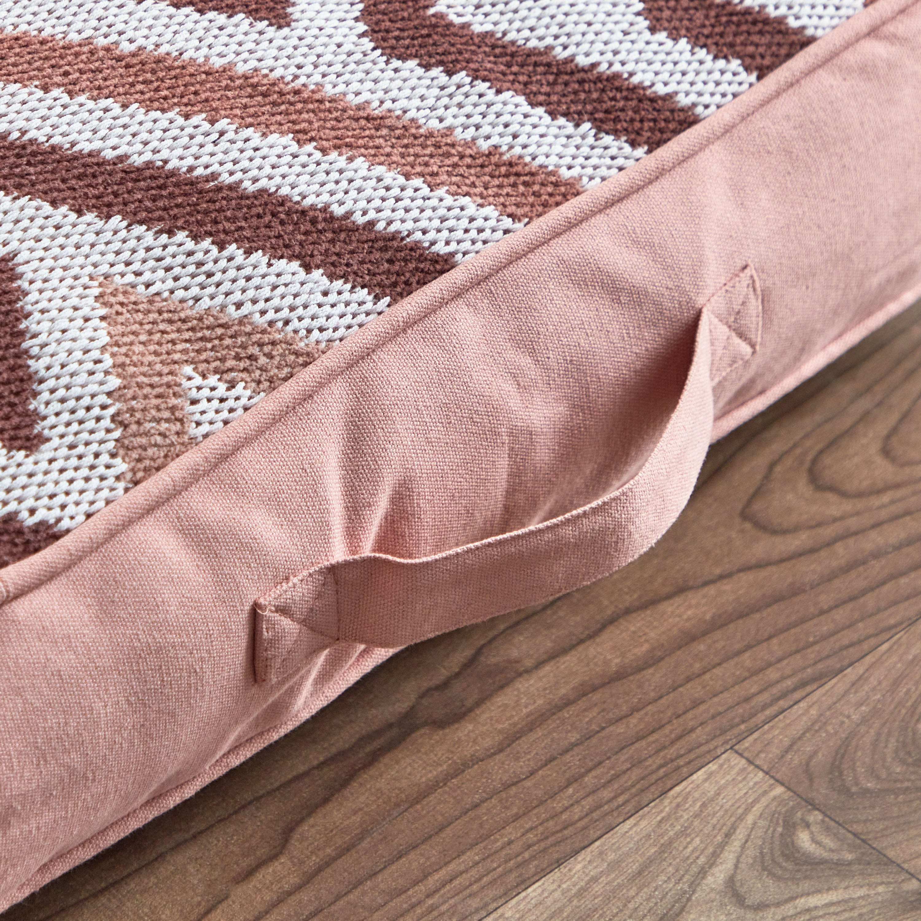 Meknes Cotton Jacquard Floor Cushion - 50x50x10 cm-hbxhomeware-hbxdecorandfurnishings-image-3