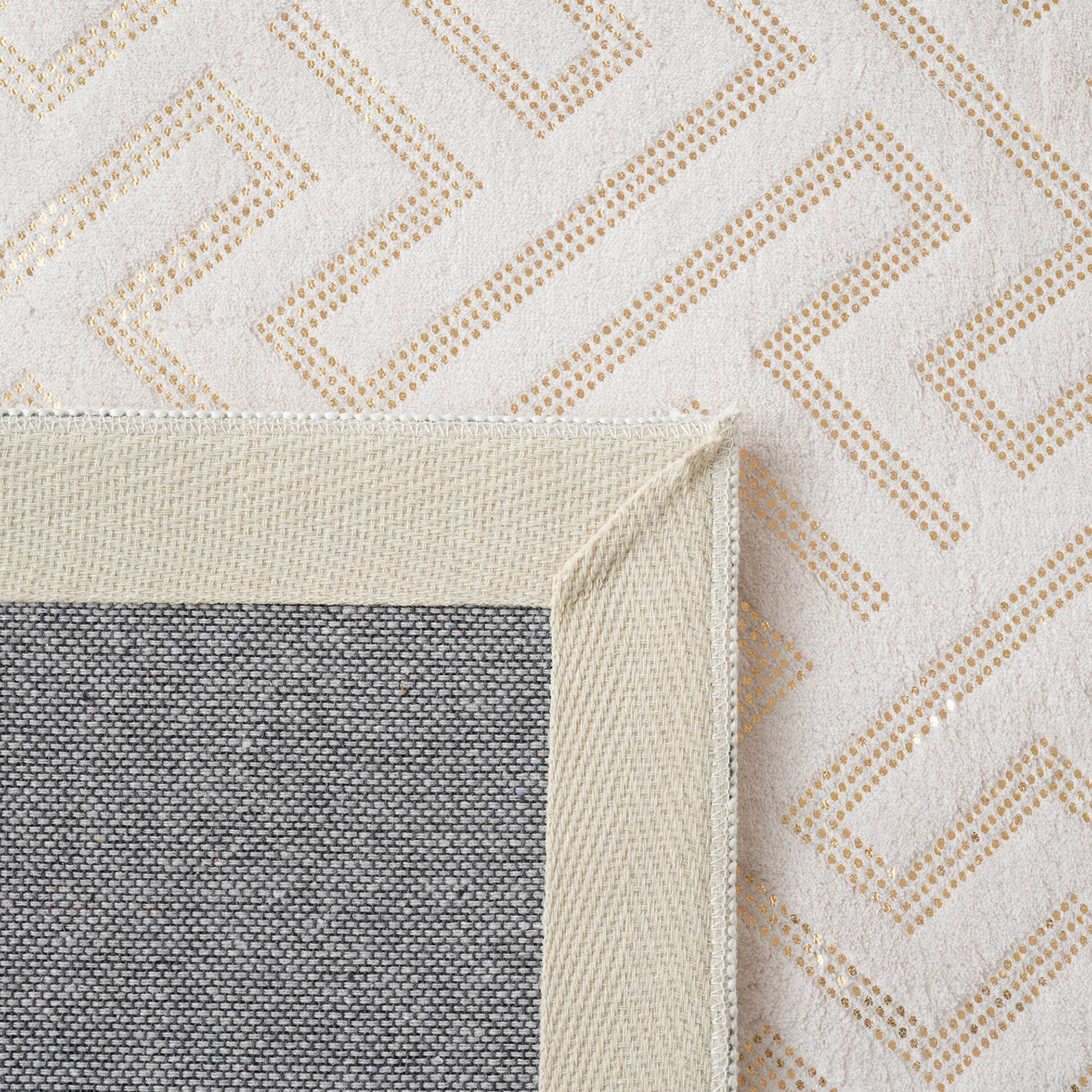 سجادة بطبعات رقائق معدنية  - مكنس - 80x230 سم-hbxdecorandfurnishings-floorcoverings-rugs-image-4