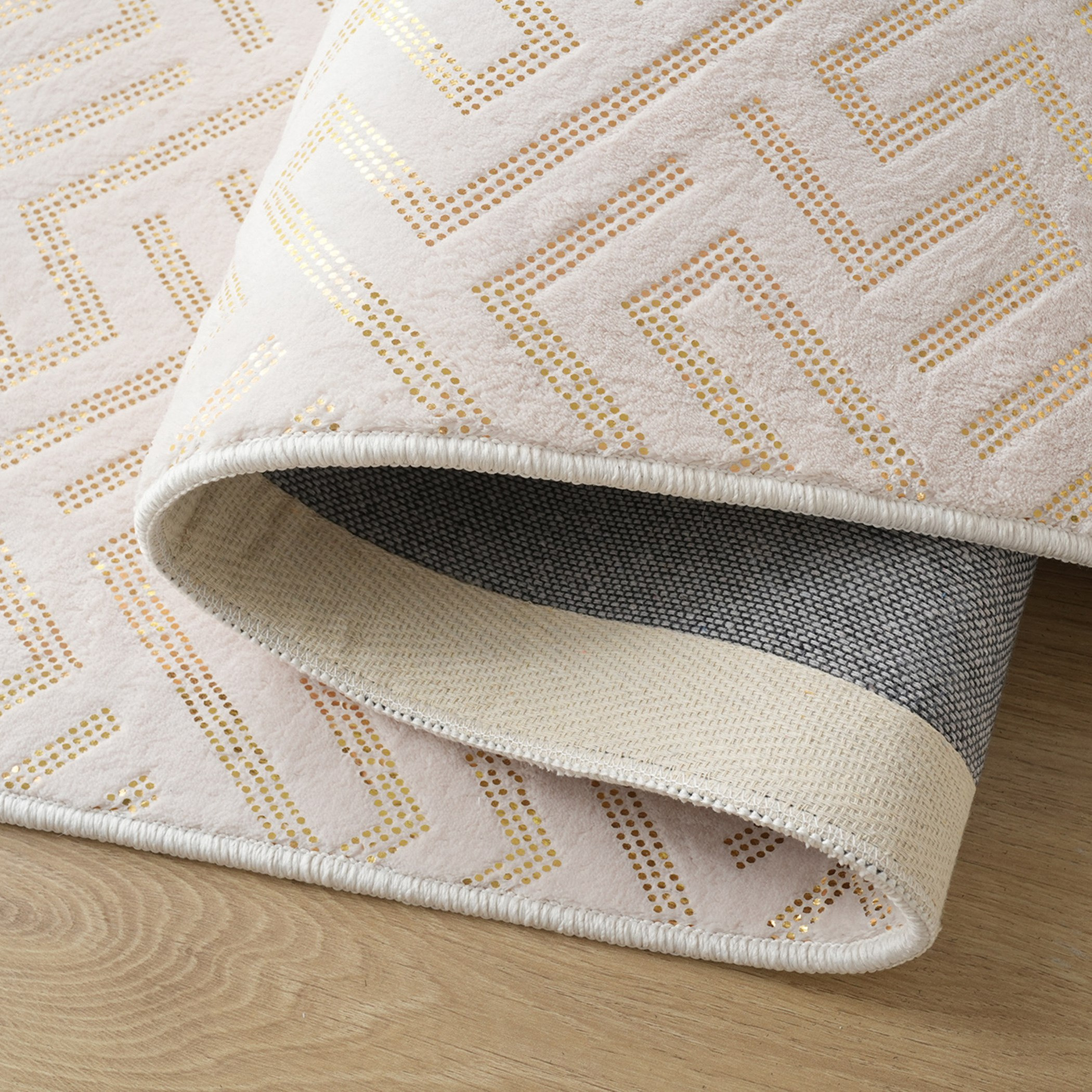 سجادة بطبعات رقائق معدنية  - مكنس - 120x170 سم-hbxdecorandfurnishings-floorcoverings-rugs-image-3