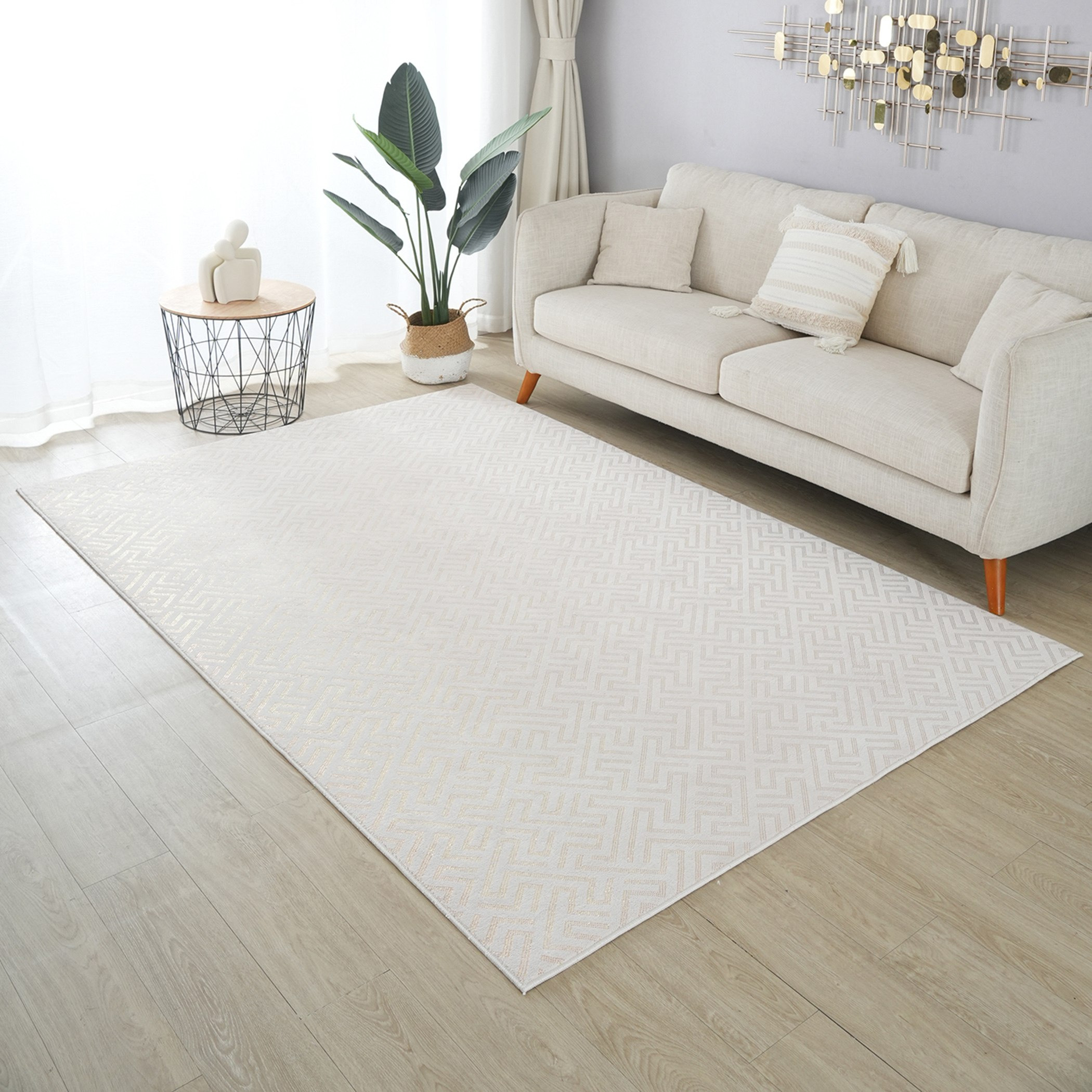 Buy Meknes Foil Printed Rug - 160x230 cm Online in UAE | Homebox