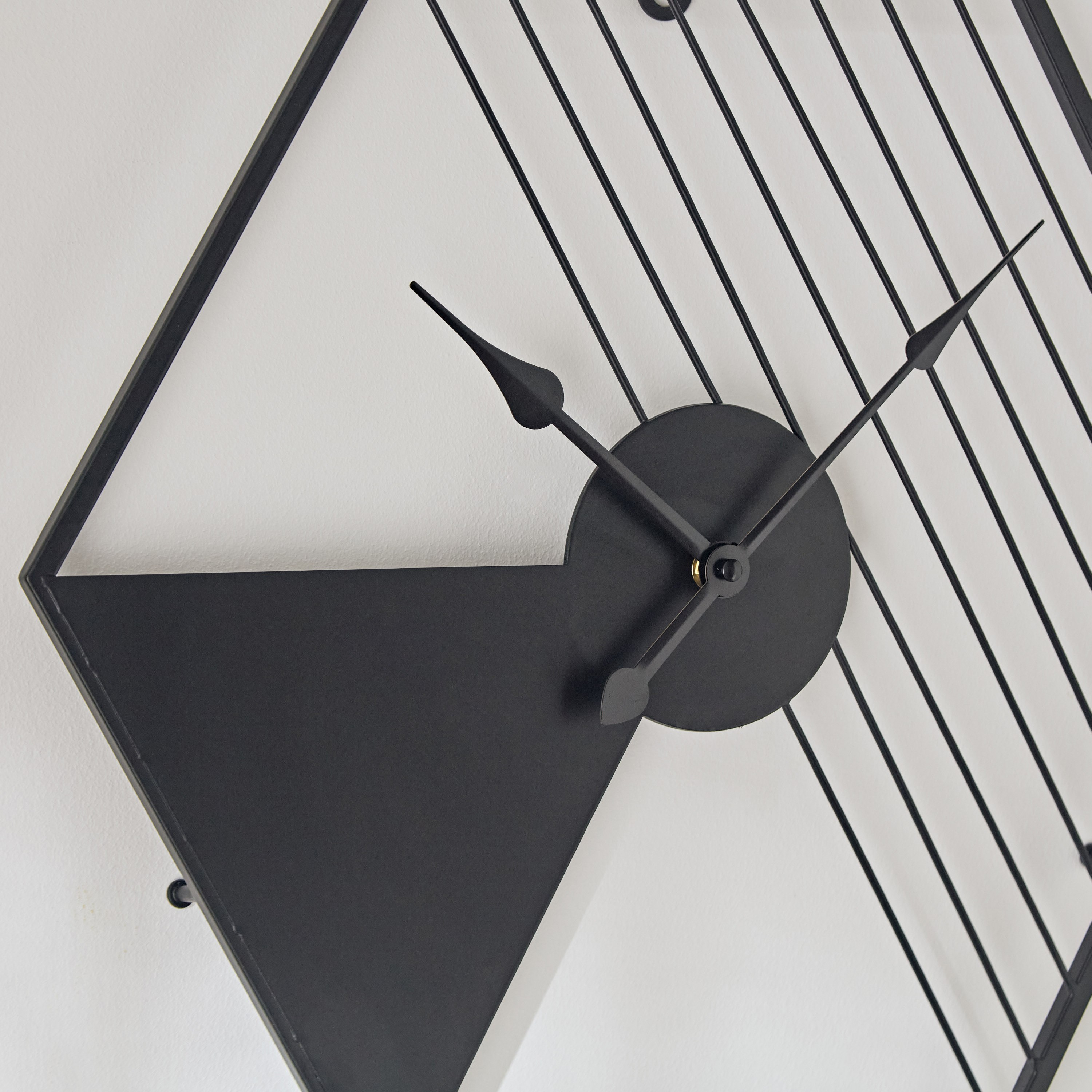 ساعة حائط معدن هندسية من سونيت - 45x39x4.5 سم-hbxhomeware-hbxdecorandfurnishings-image-3