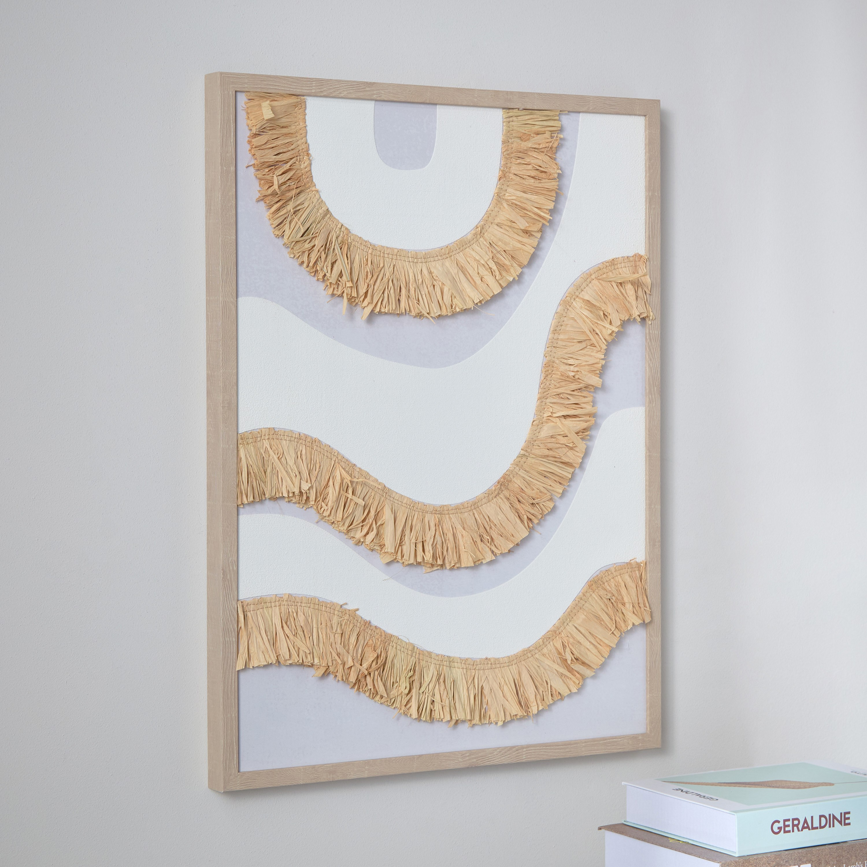 لوحة مؤطرة ثلاثية الأبعاد بزينة طبيعية من سونيت - 40x60x3 سم-hbxhomeware-hbxdecorandfurnishings-image-1