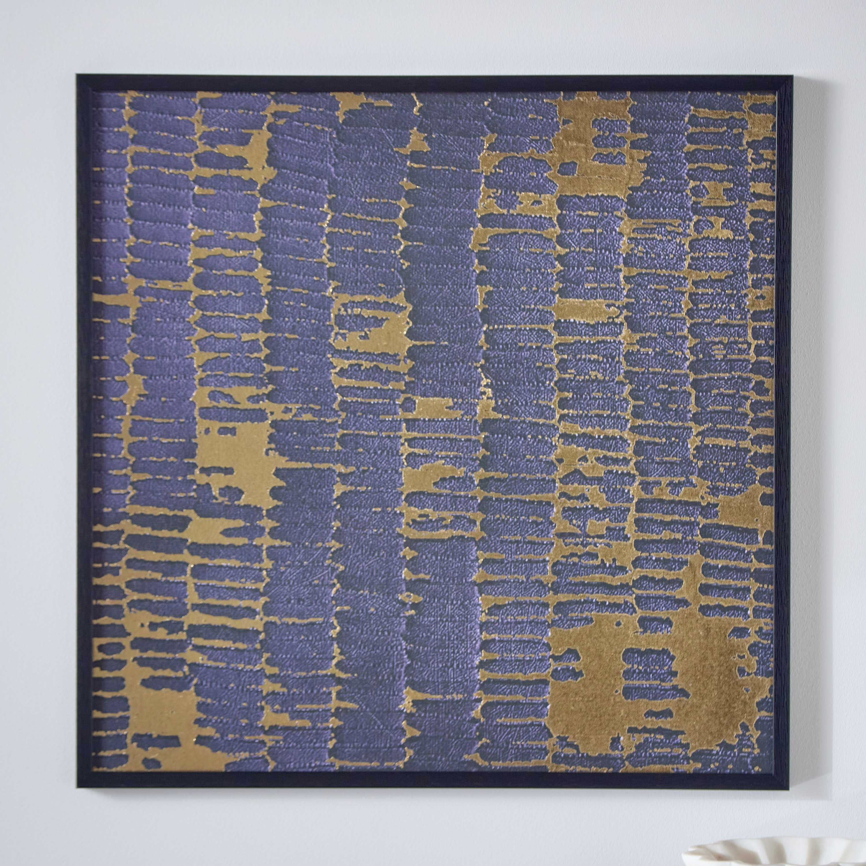 لوحة كانفاس مؤطرة برقائق من سونيت - 50x50x1.8 سم-hbxhomeware-hbxdecorandfurnishings-image-2
