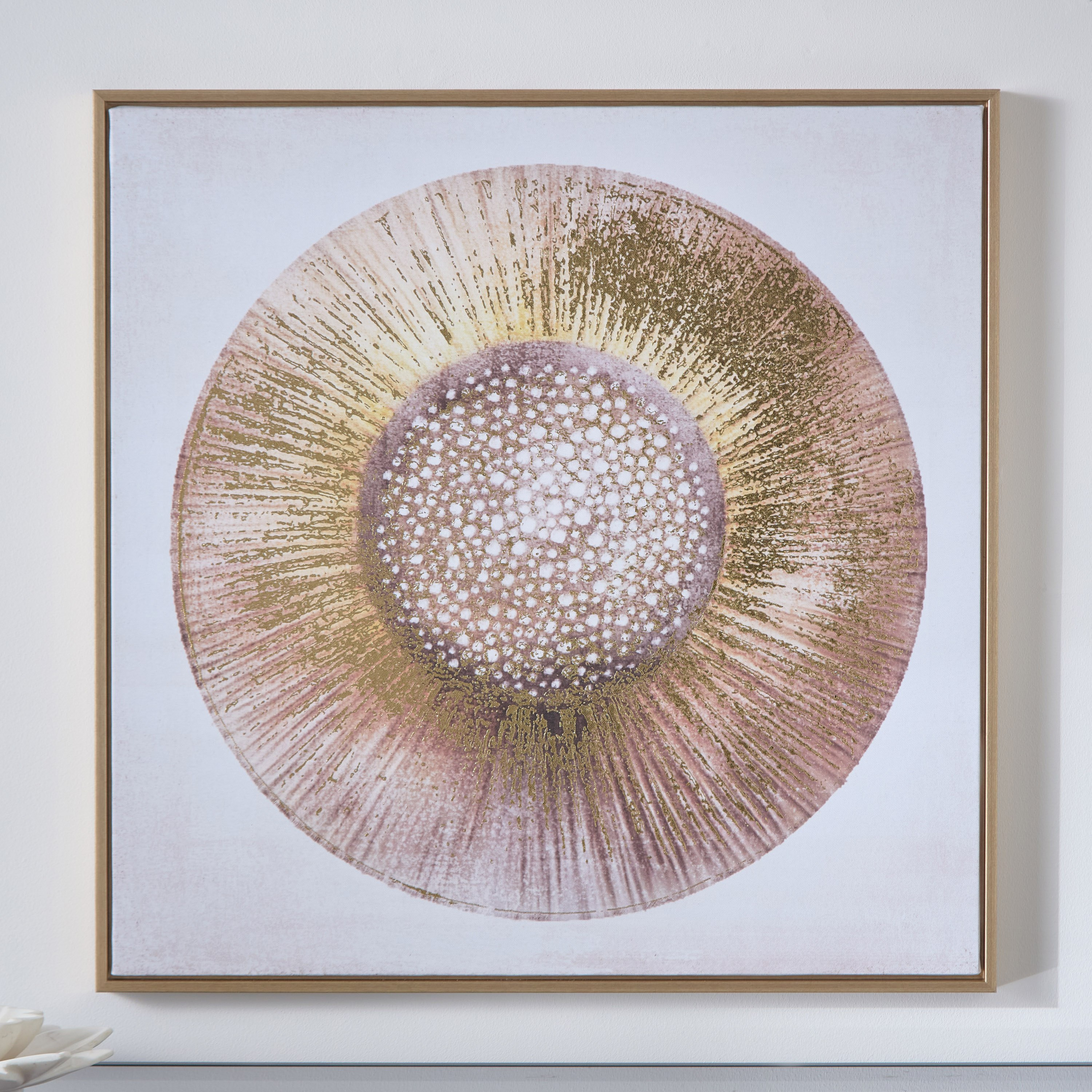 لوحة كانفاس مؤطرة برقائق ذهبية من سونيت - 60x60x2.5 سم-hbxhomeware-hbxdecorandfurnishings-image-2
