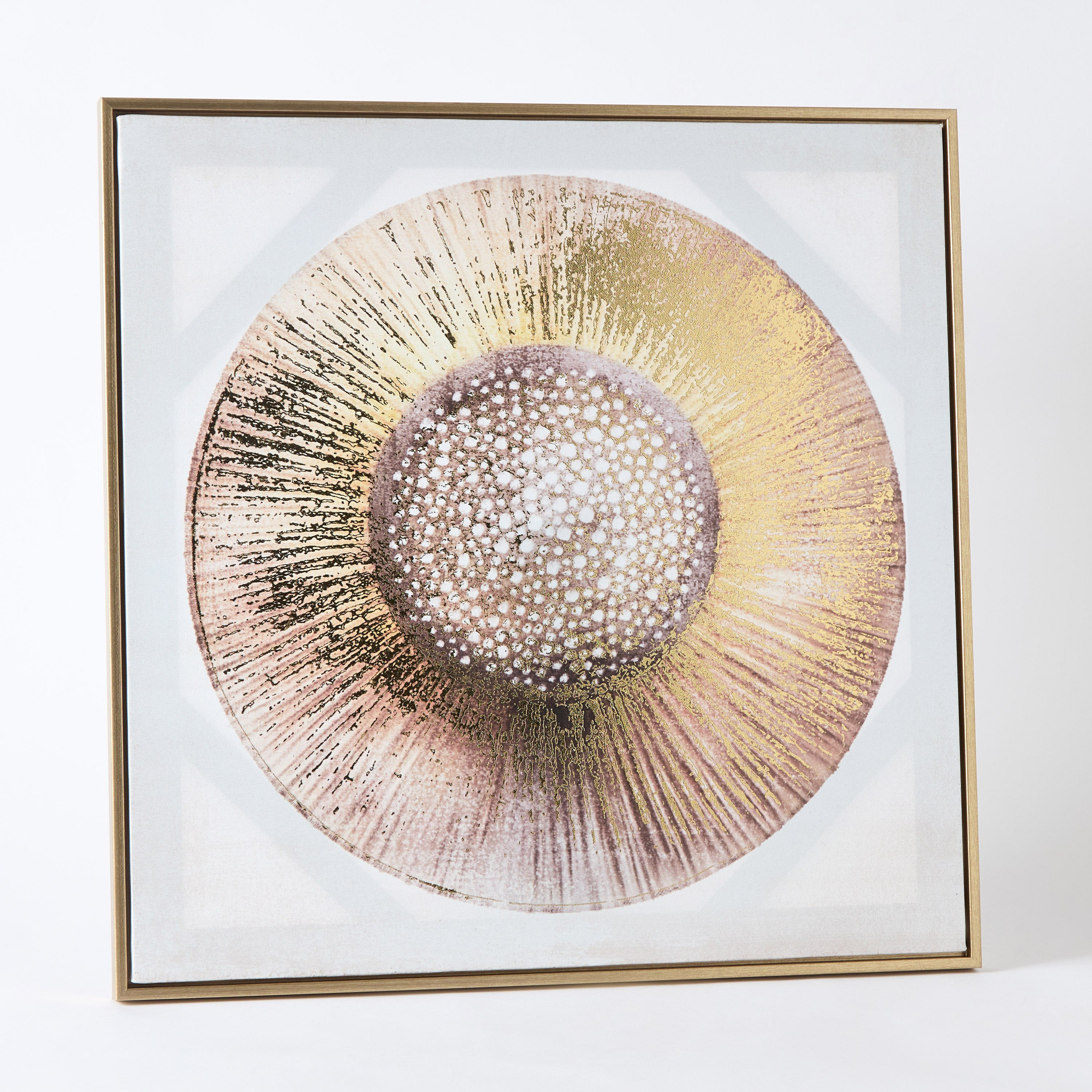 لوحة كانفاس مؤطرة برقائق ذهبية من سونيت - 60x60x2.5 سم-hbxhomeware-hbxdecorandfurnishings-image-5