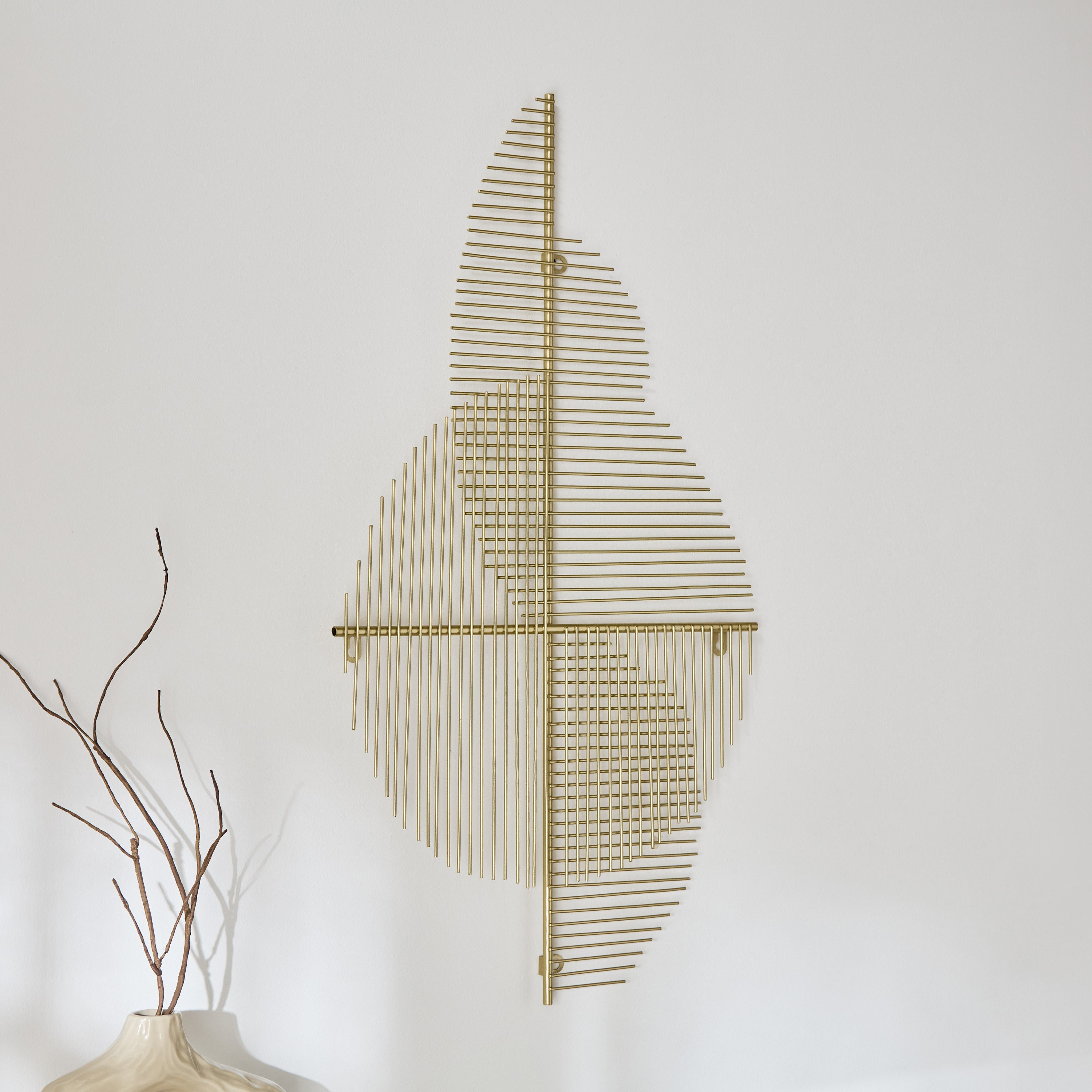 Sonet Metal Decorative Wall Art - 78.5x44.5x2.5 cm-hbxdiningroom-walldecor-wallart-image-1