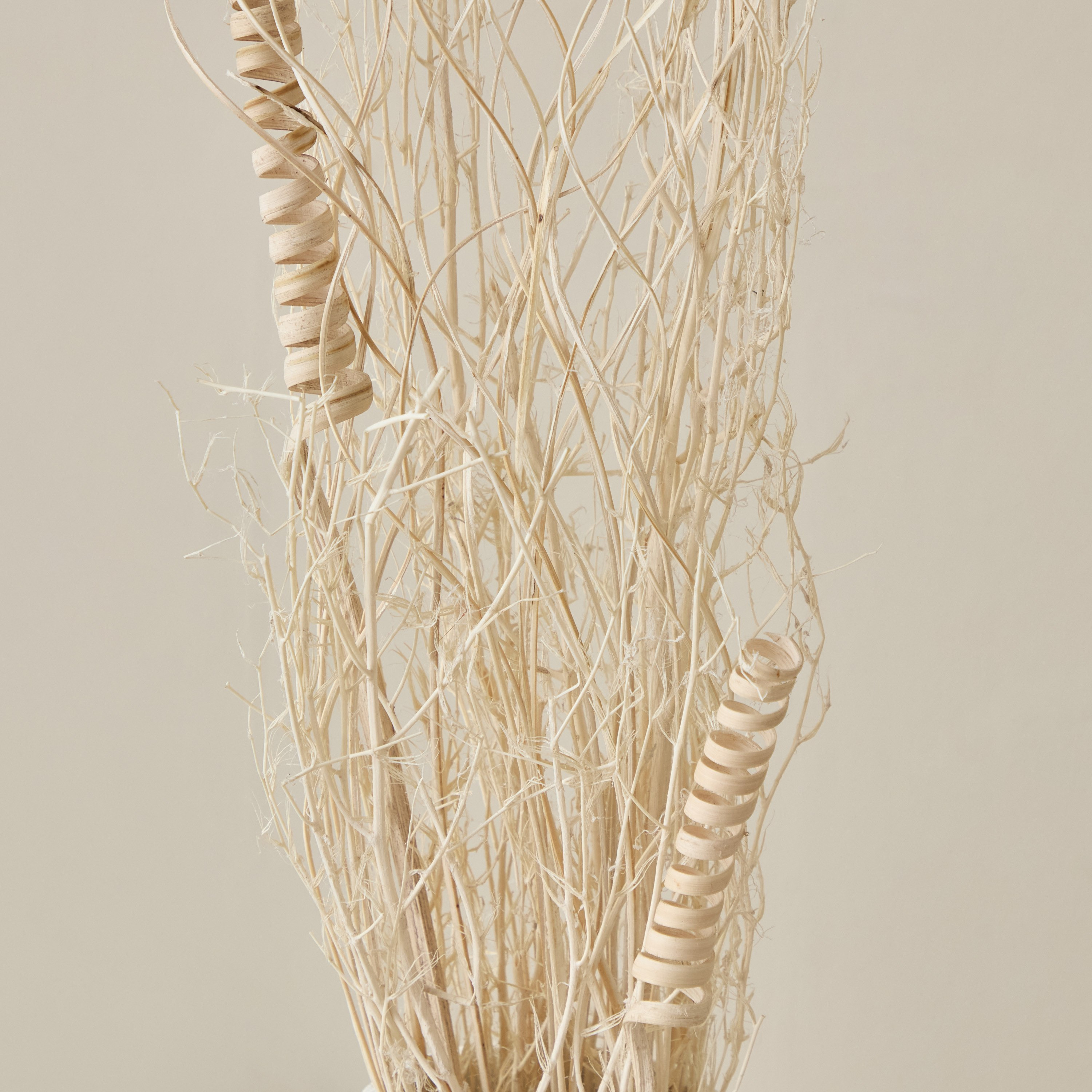 باقة عشب مجففة في صينية ورق من ميدلي- 60 سم-hbxdecorandfurnishings-homeaccessories-artificialflowersandplants-image-2