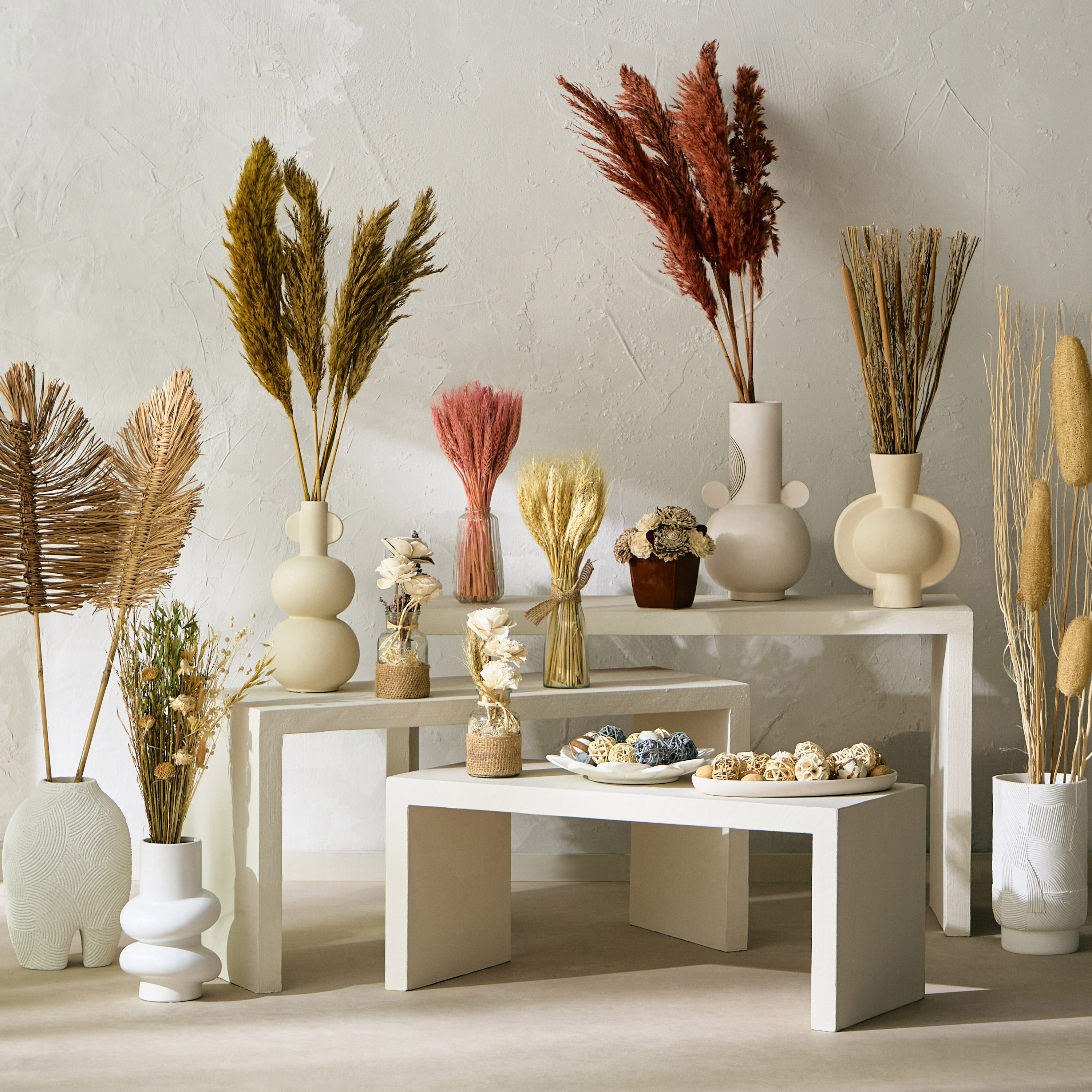 Medley Shola Flower Ceramic Potted Plant - 16 cm-hbxdecorandfurnishings-homeaccessories-artificialflowersandplants-image-3
