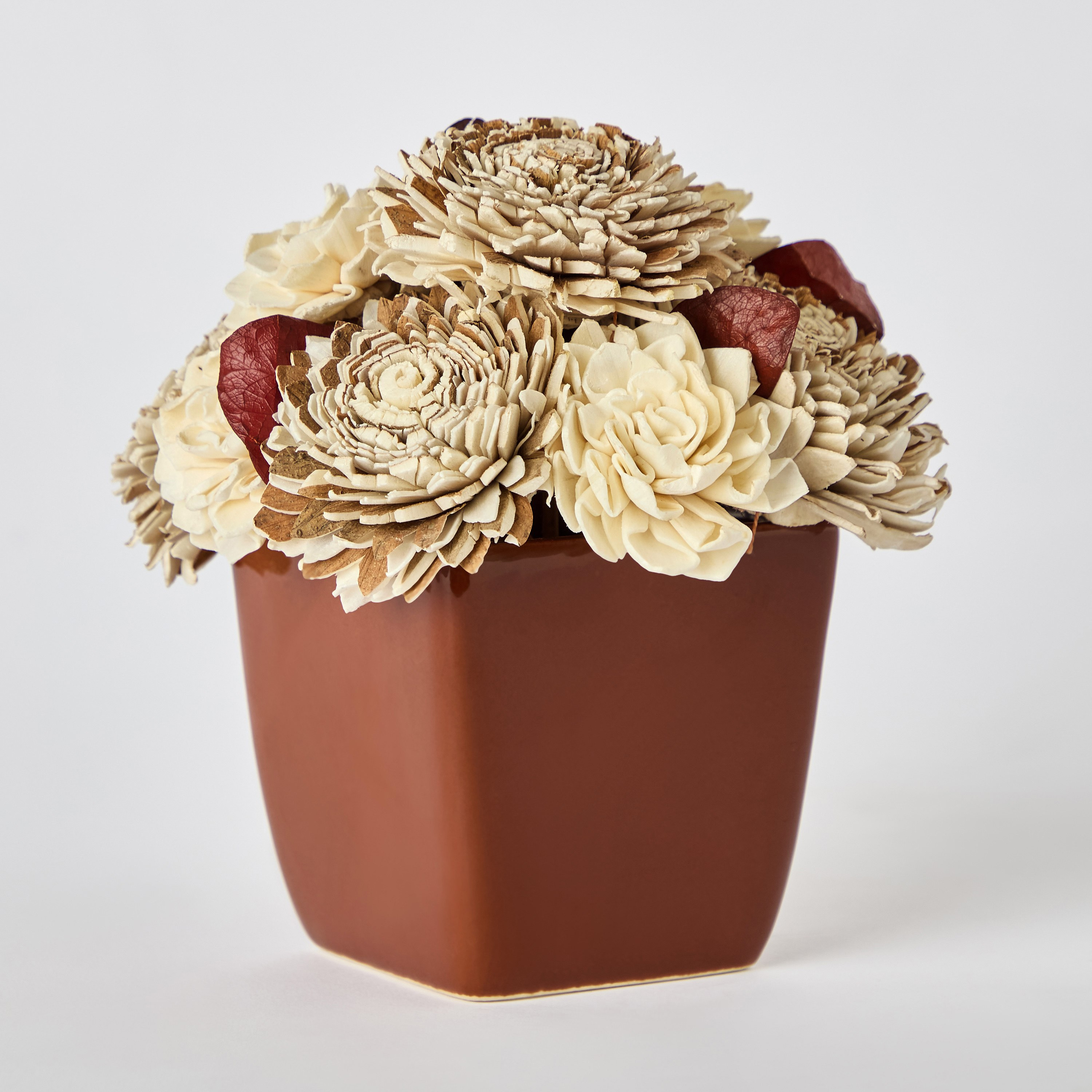 Medley Shola Flower Ceramic Potted Plant - 16 cm-hbxdecorandfurnishings-homeaccessories-artificialflowersandplants-image-5