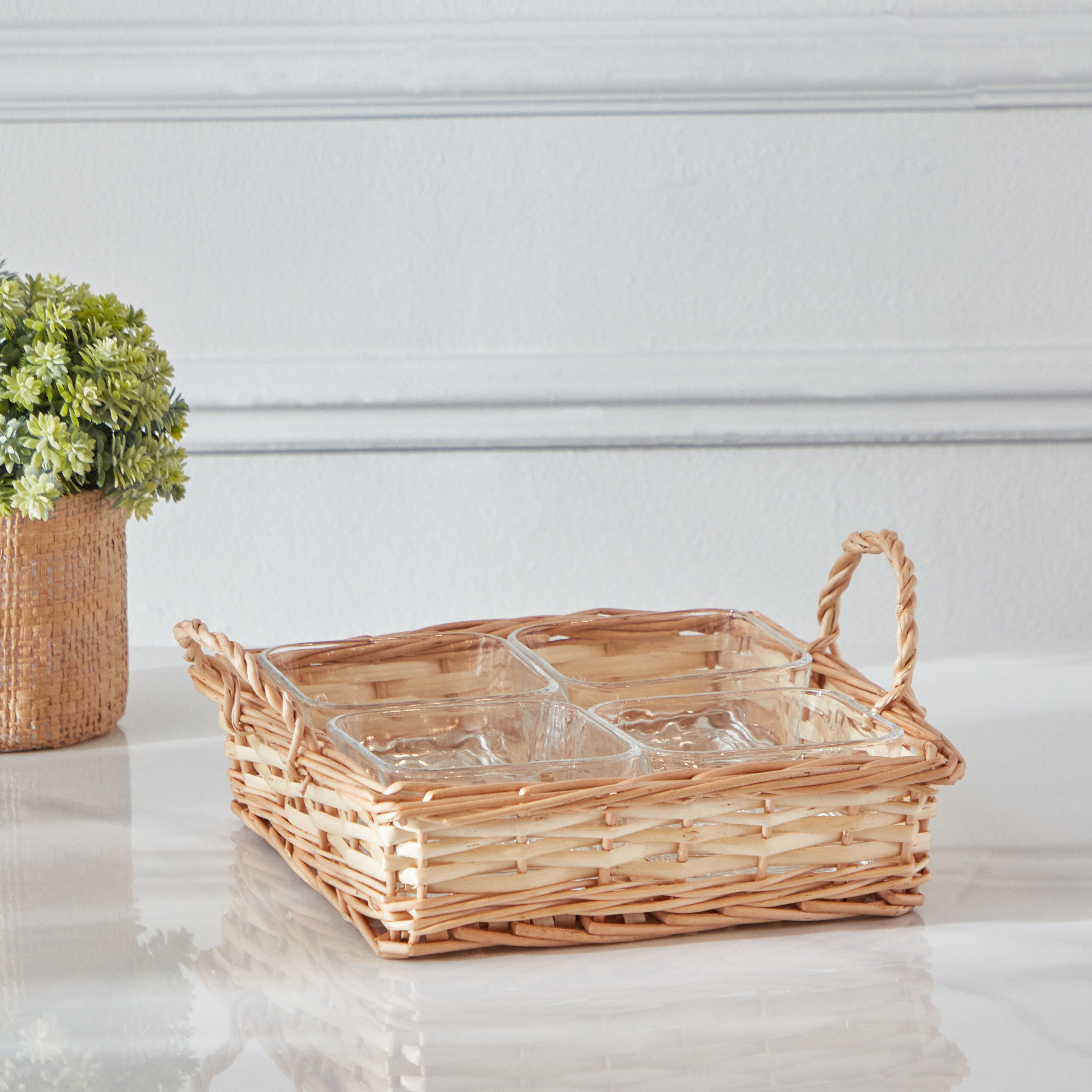 طقم زجاجي للوجبات الخفيفة 5 قطع من مينيمالست-hbxkitchen-serveware-image-2