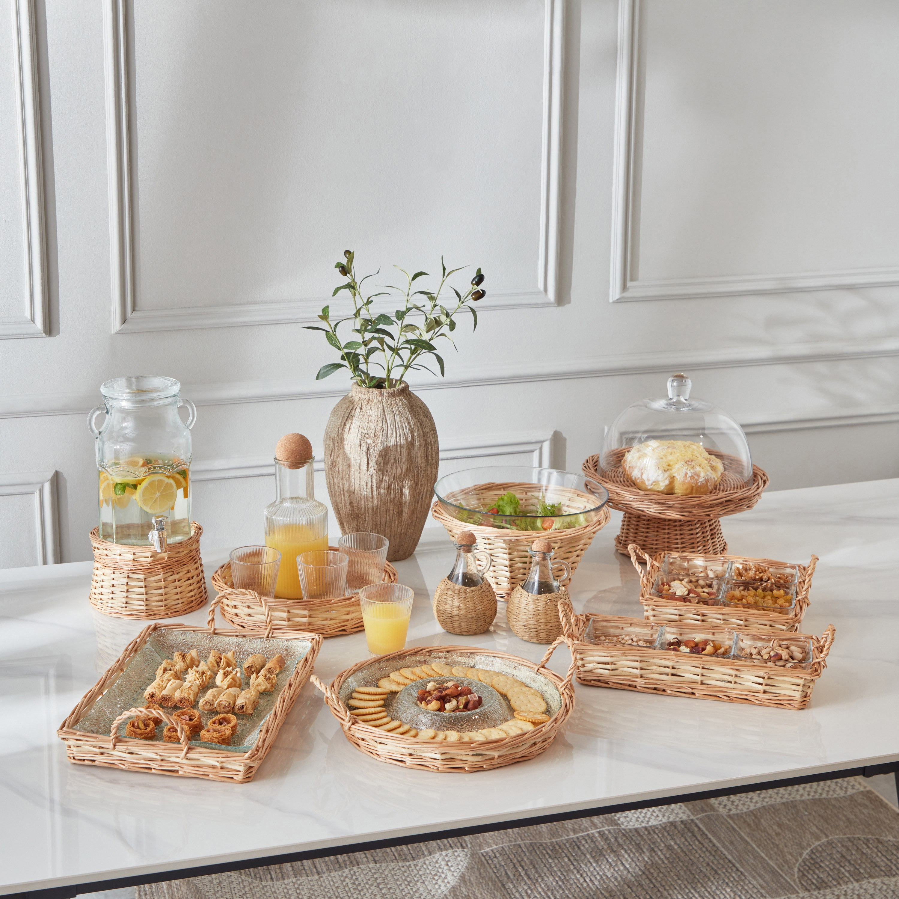 طقم زجاجي للوجبات الخفيفة 5 قطع من مينيمالست-hbxkitchen-serveware-image-5