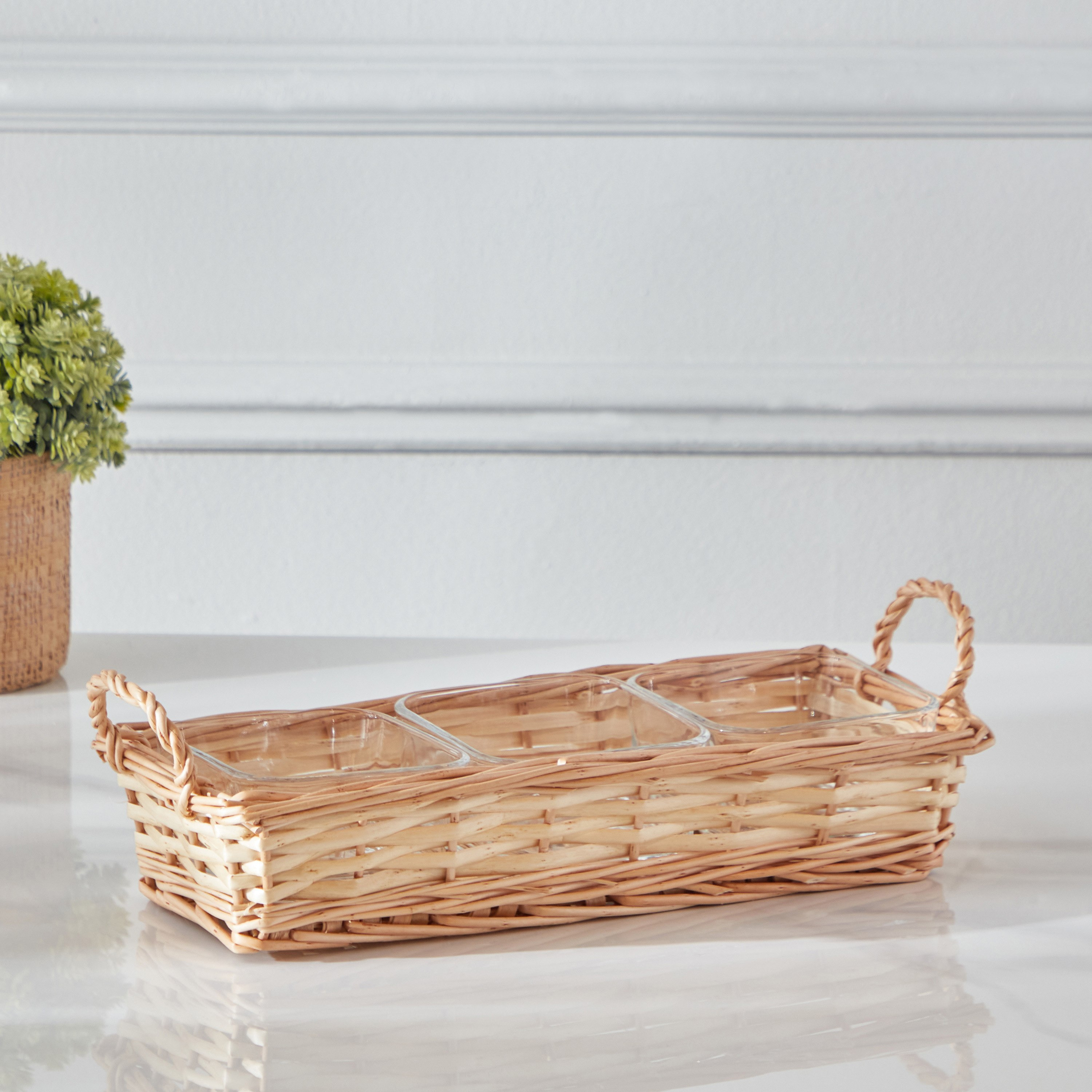 طقم زجاجي للوجبات الخفيفة 4 قطع من مينيمالست-hbxkitchen-serveware-image-2