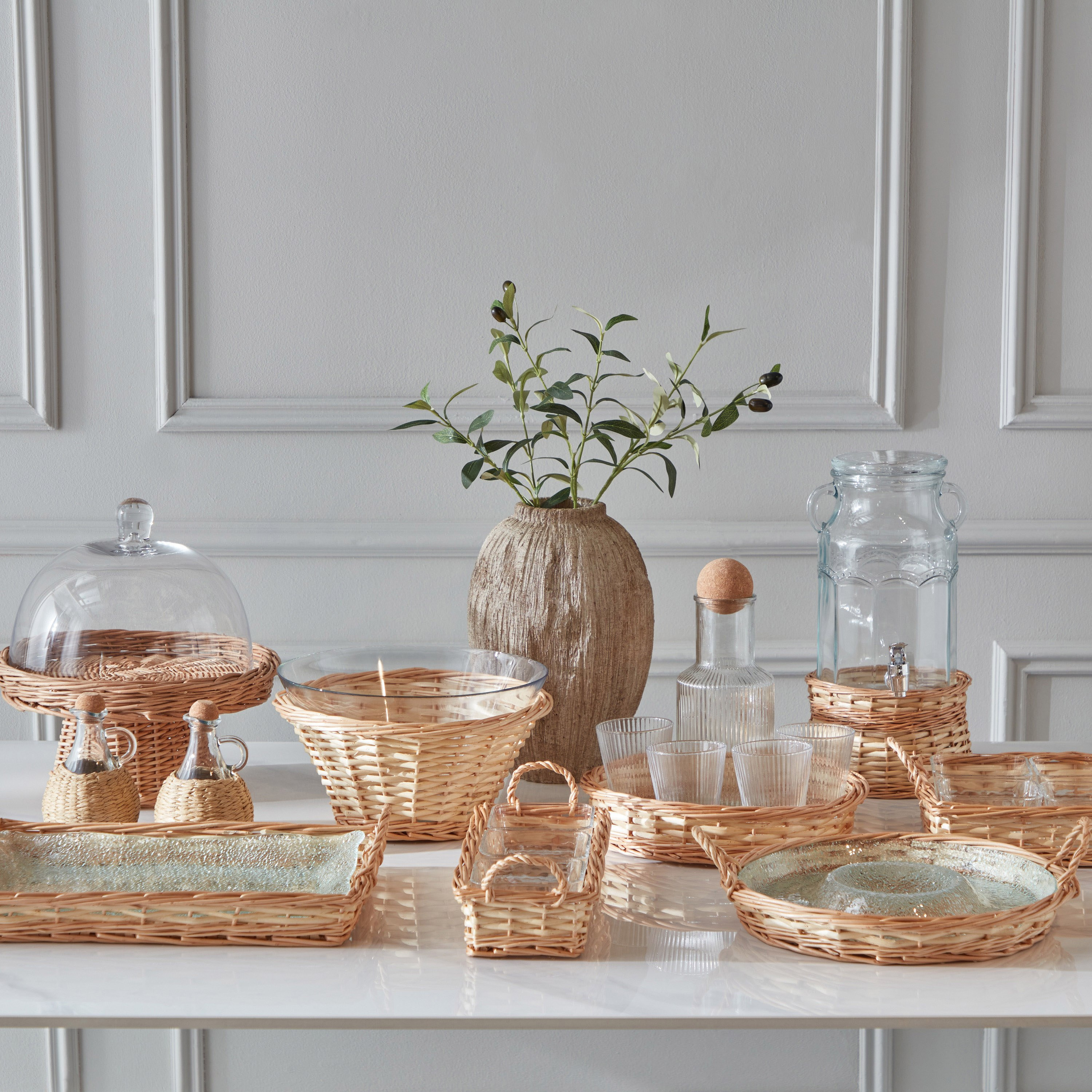 مجموعة قبة كيك زجاجية من قطعتين من منيماليست-hbxdecorandfurnishings-tabletop-serveware-image-5