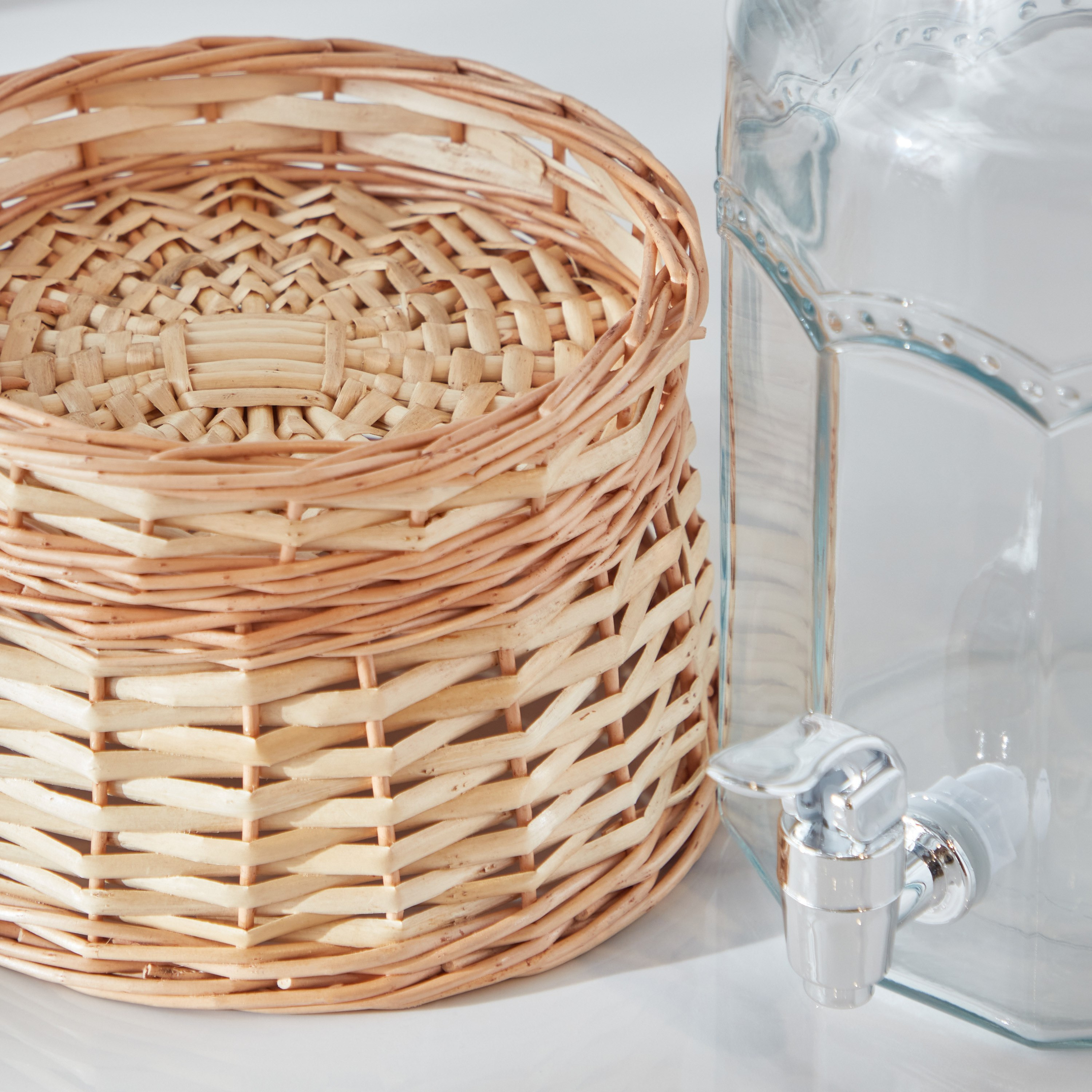 Minimalist 2-Piece Glass Dispenser Set - 3 L-hbxhomeware-hbxkitchen-image-4