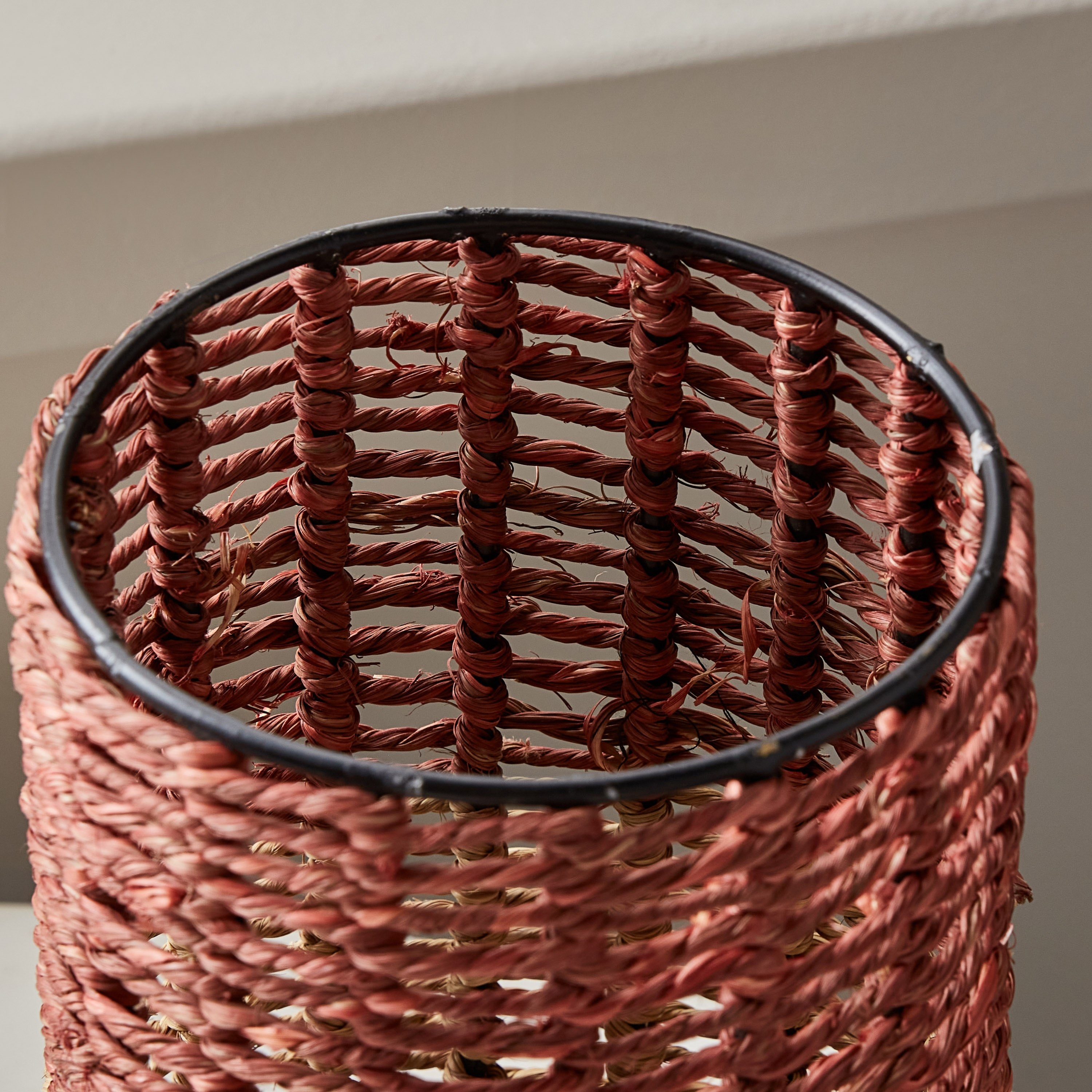 Splendid Metal Wired Cylindrical Vase - 14x14x25.5 cm-hbxbedroom-decorandaccessories-vases-image-4