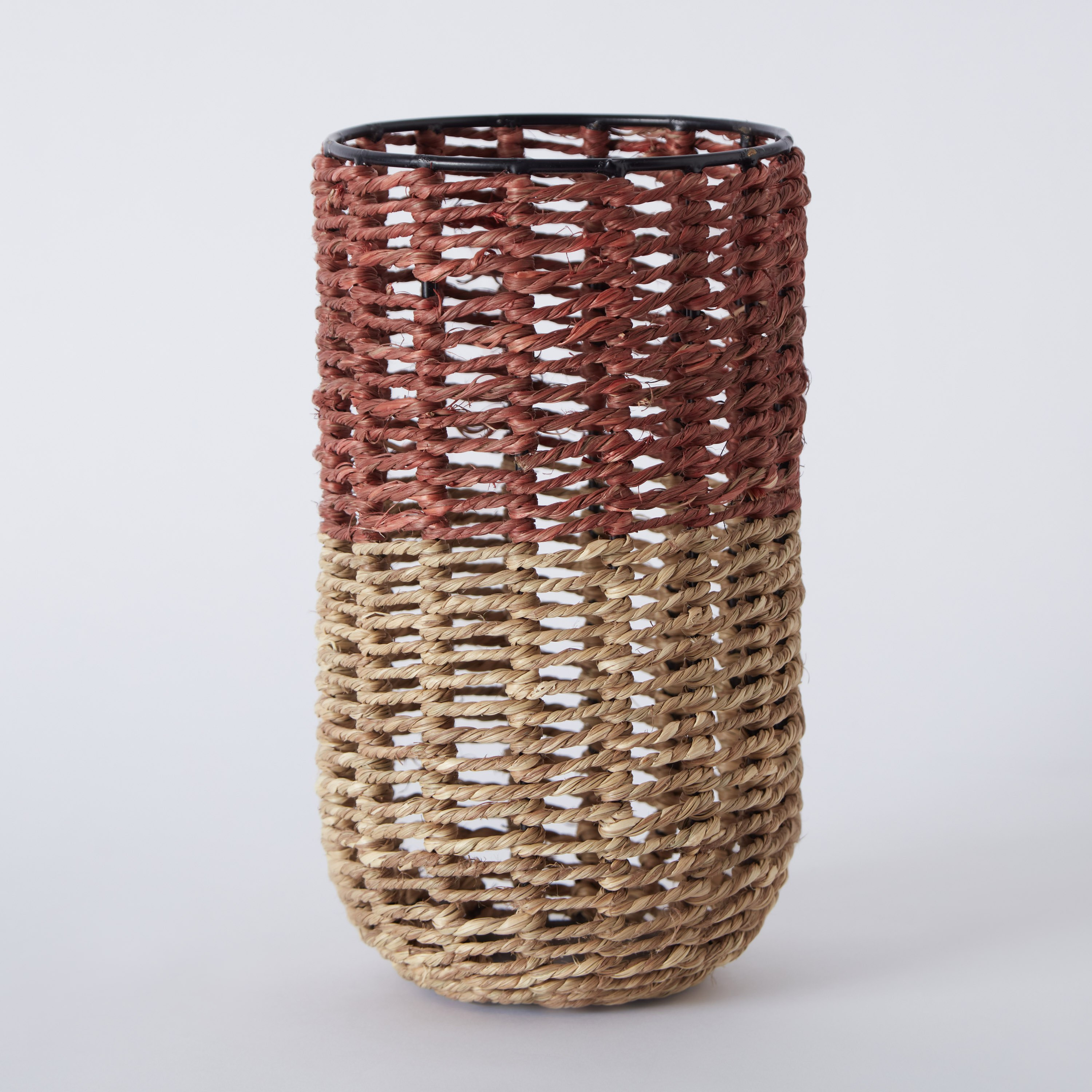 Splendid Metal Wired Cylindrical Vase - 14x14x25.5 cm-hbxbedroom-decorandaccessories-vases-image-6
