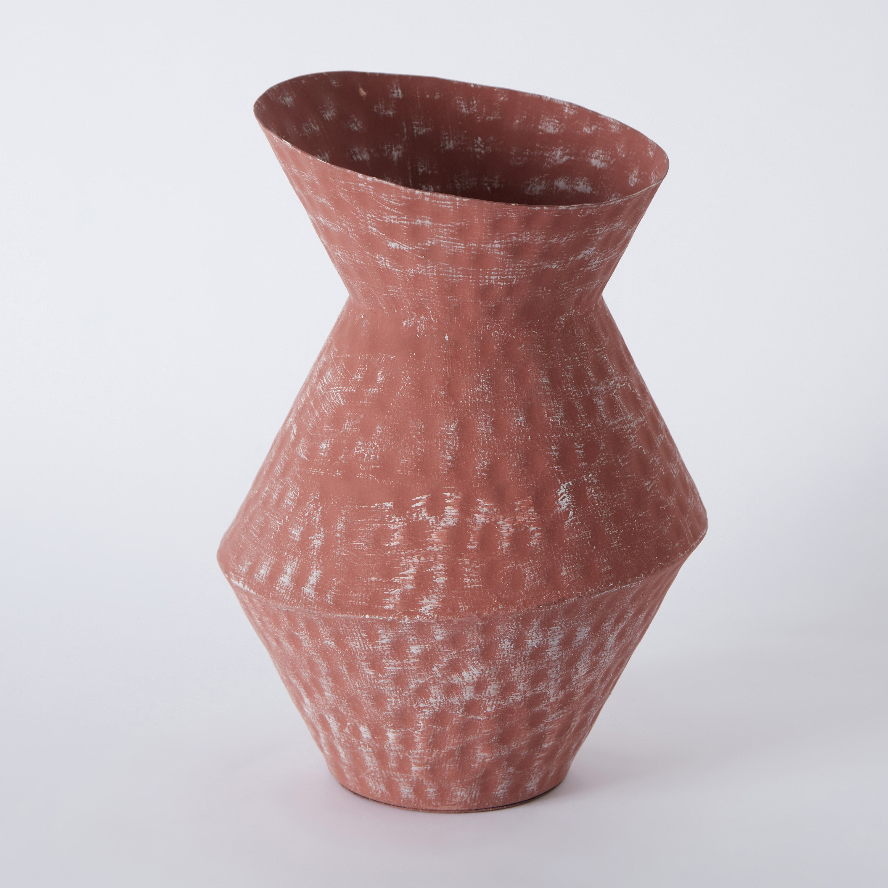 مزهرية إناء معدن عصرية من سبلينديد - 20x20x28 سم-hbxbedroom-decorandaccessories-vases-image-6
