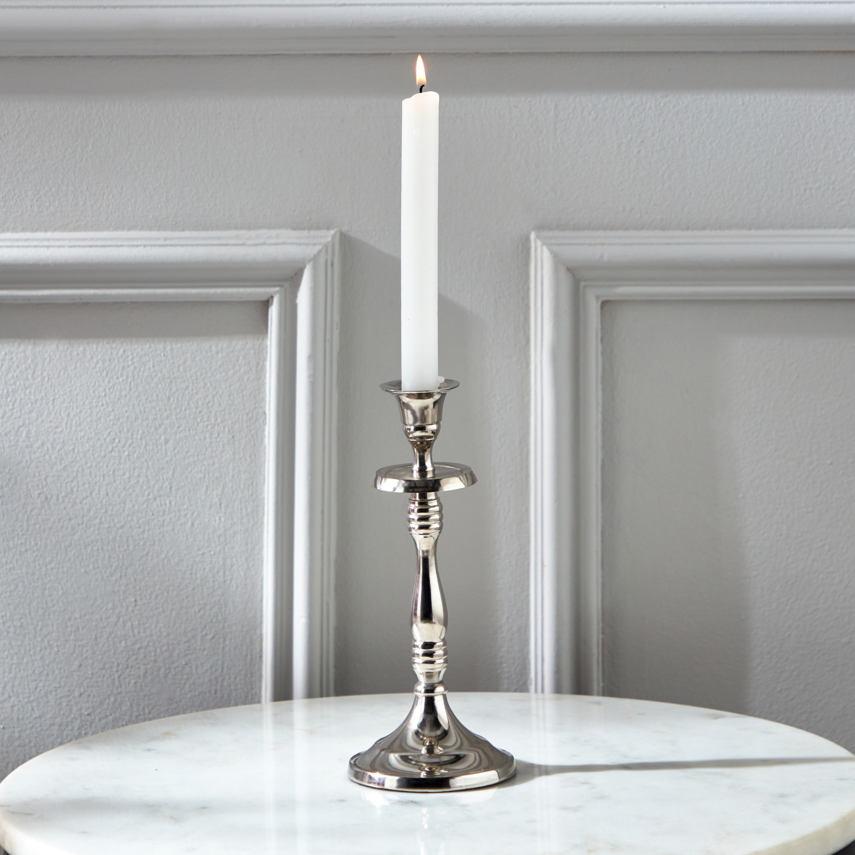 حامل شموع معدن من سبلينديد - 8.5x8.5x20 سم-hbxlivingroom-decorandaccessories-candleholders-image-1