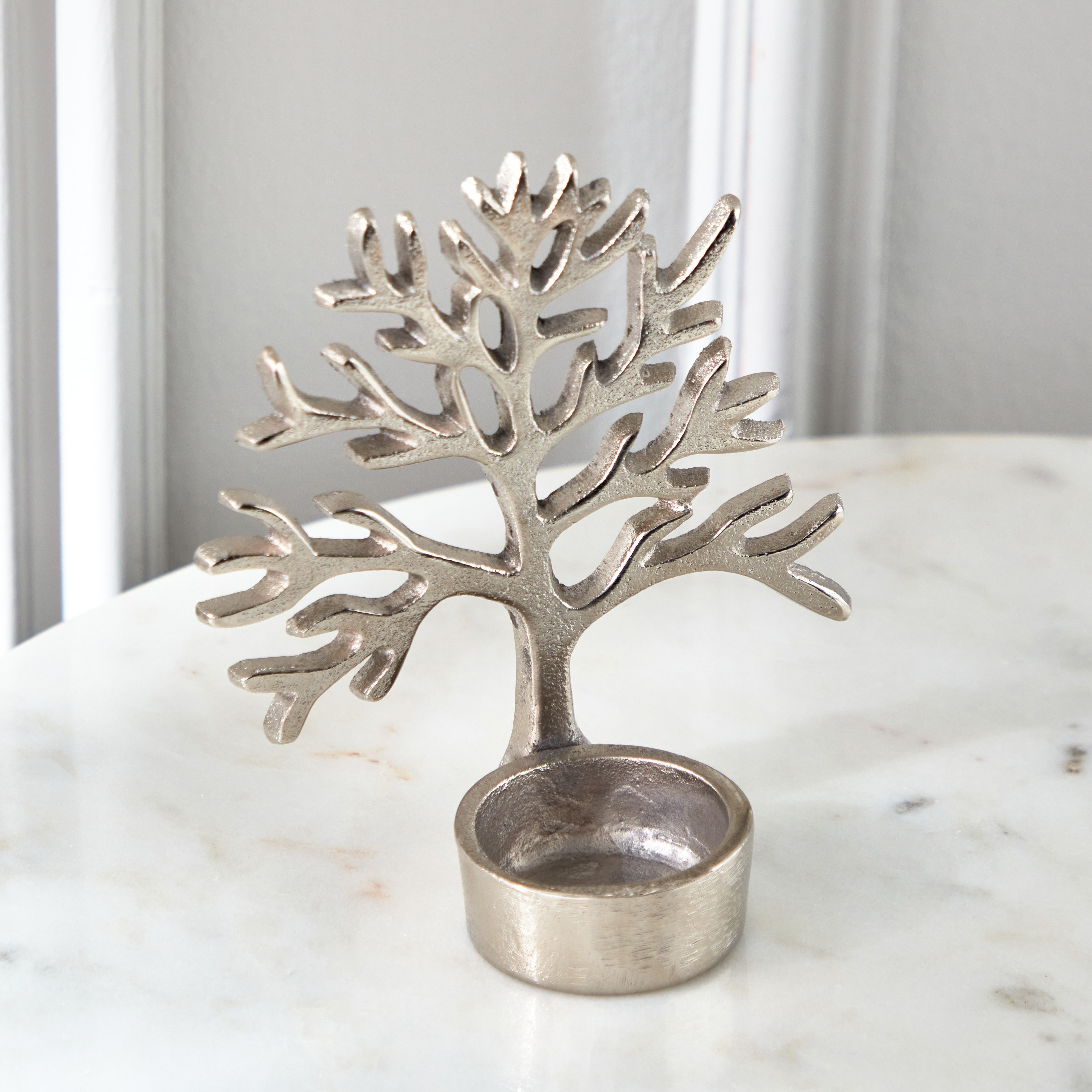 حامل شموع صغيرة شجرة معدن من سبلينديد - 11.5x6.13 سم-hbxlivingroom-decorandaccessories-candleholders-image-3