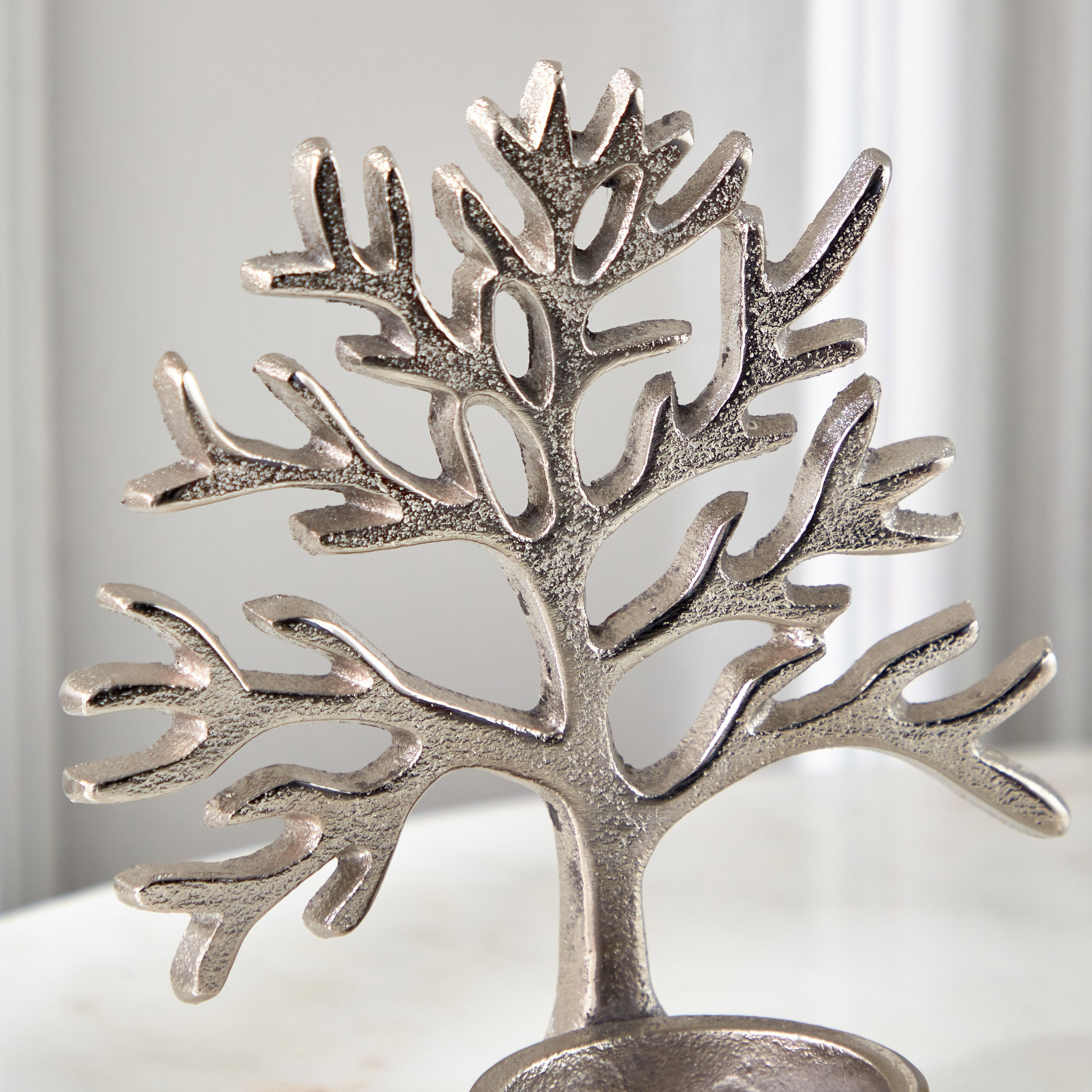 حامل شموع صغيرة شجرة معدن من سبلينديد - 11.5x6.13 سم-hbxlivingroom-decorandaccessories-candleholders-image-4