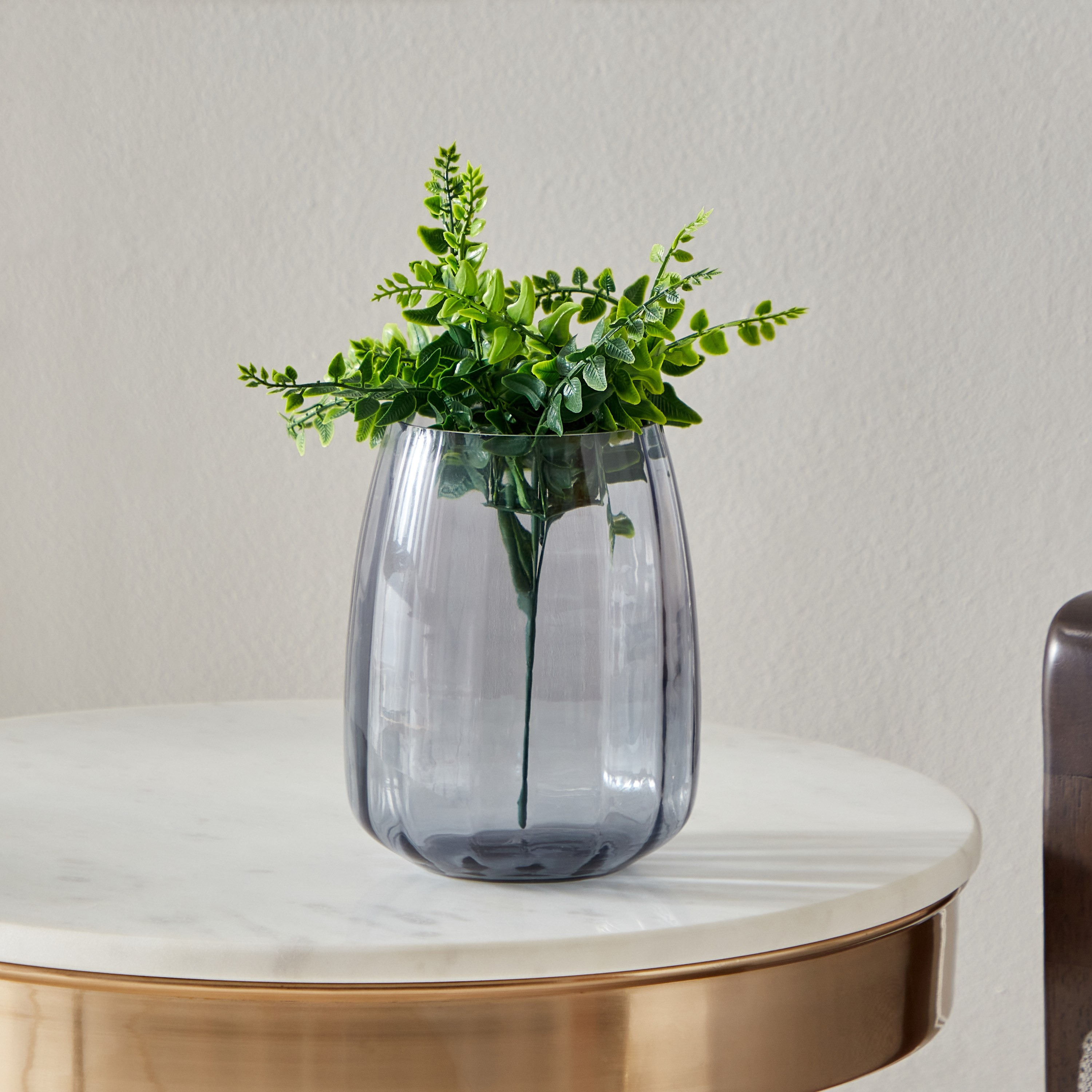 مزهرية طاولة زجاج من سبلينديد - 12.5x12.5x16 سم-hbxbedroom-decorandaccessories-vases-image-1
