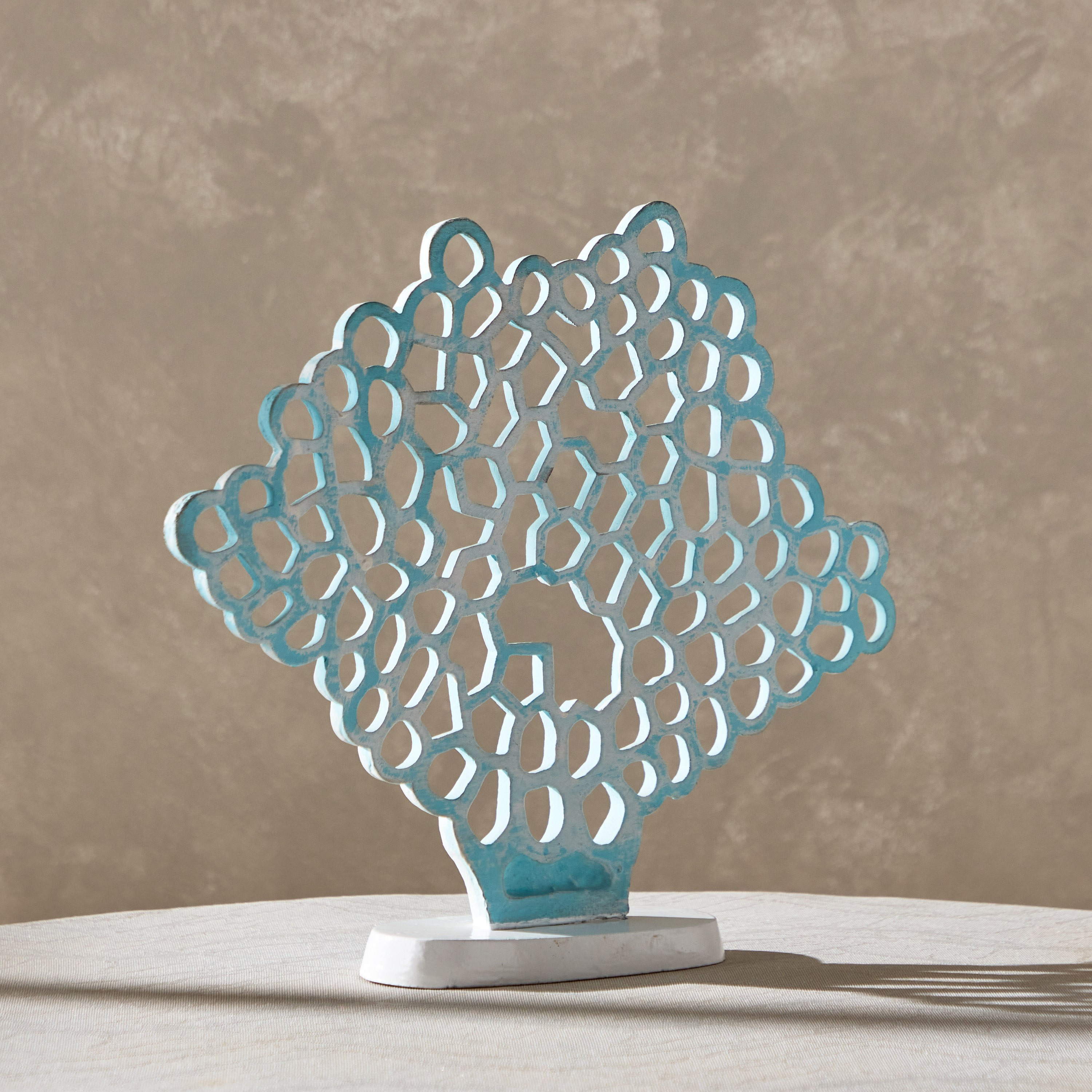 طاولة ديكور شكل شجرة ألومنيوم من سبلينديد- 36x7.5x30 سم-hbxhomeware-homedecor-figurinesandornaments-image-1