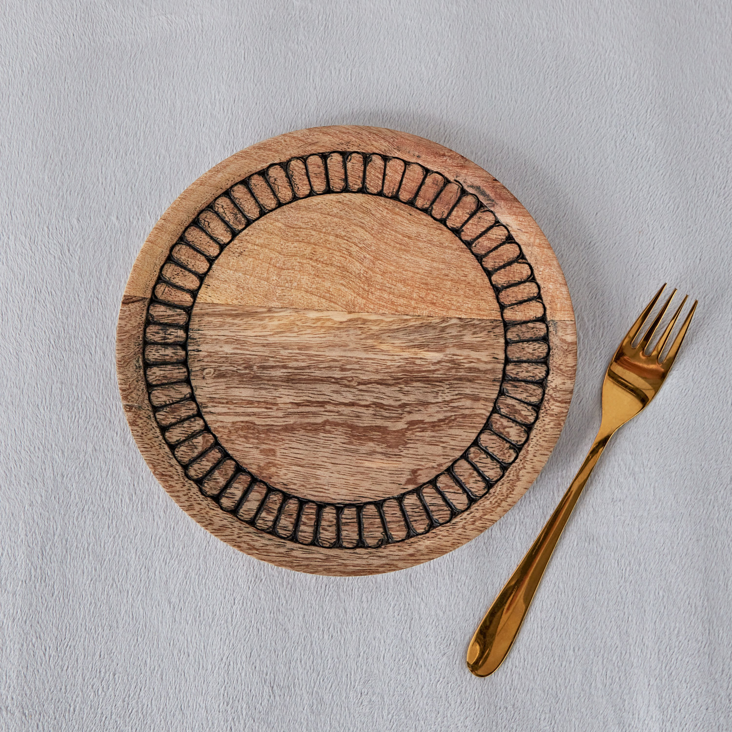 صحن خشب من إيرثي فايب - 23 سم-hbxdecorandfurnishings-tabletop-serveware-image-2