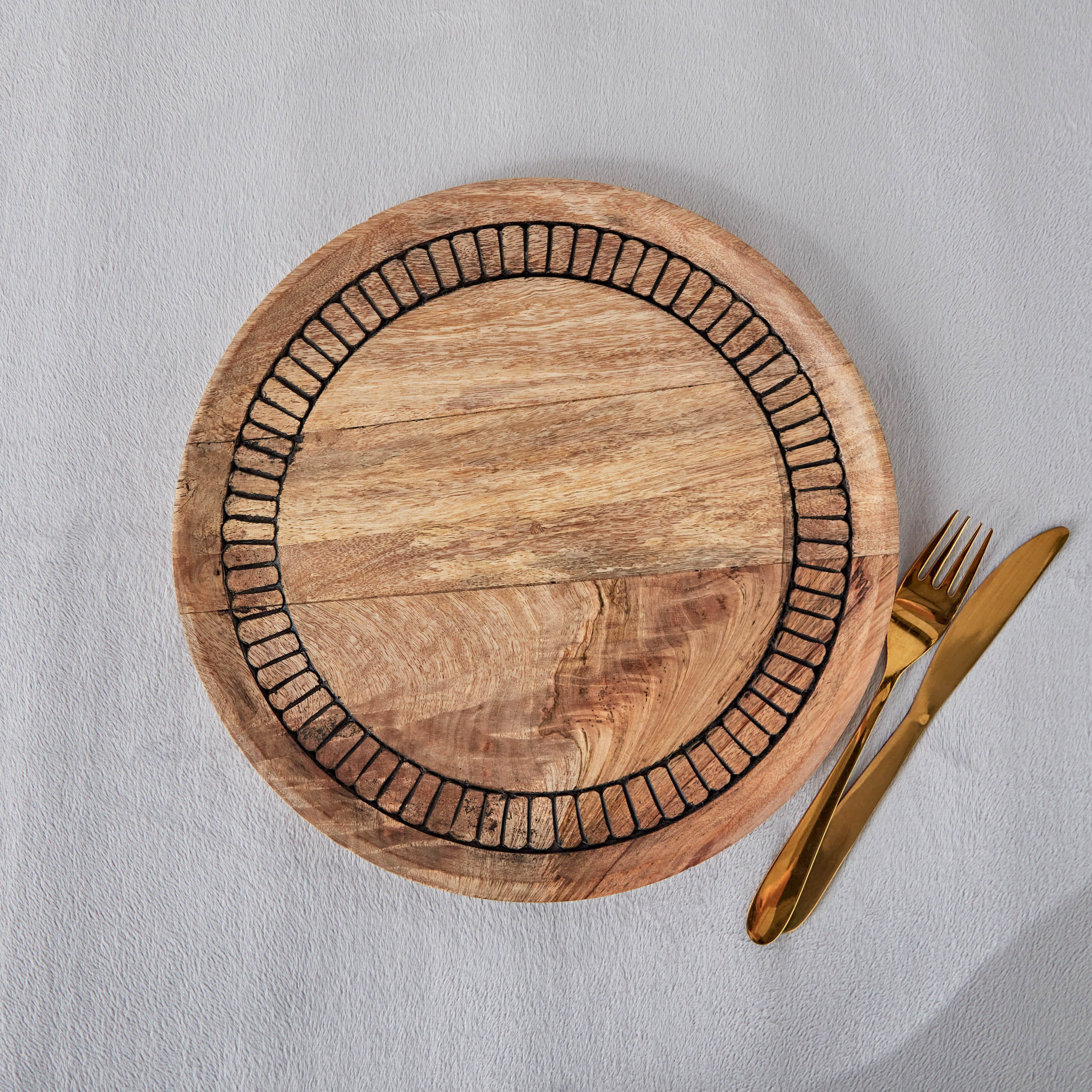 صحن خشب من إيرثي فايب - 32 سم-hbxdecorandfurnishings-tabletop-serveware-image-2