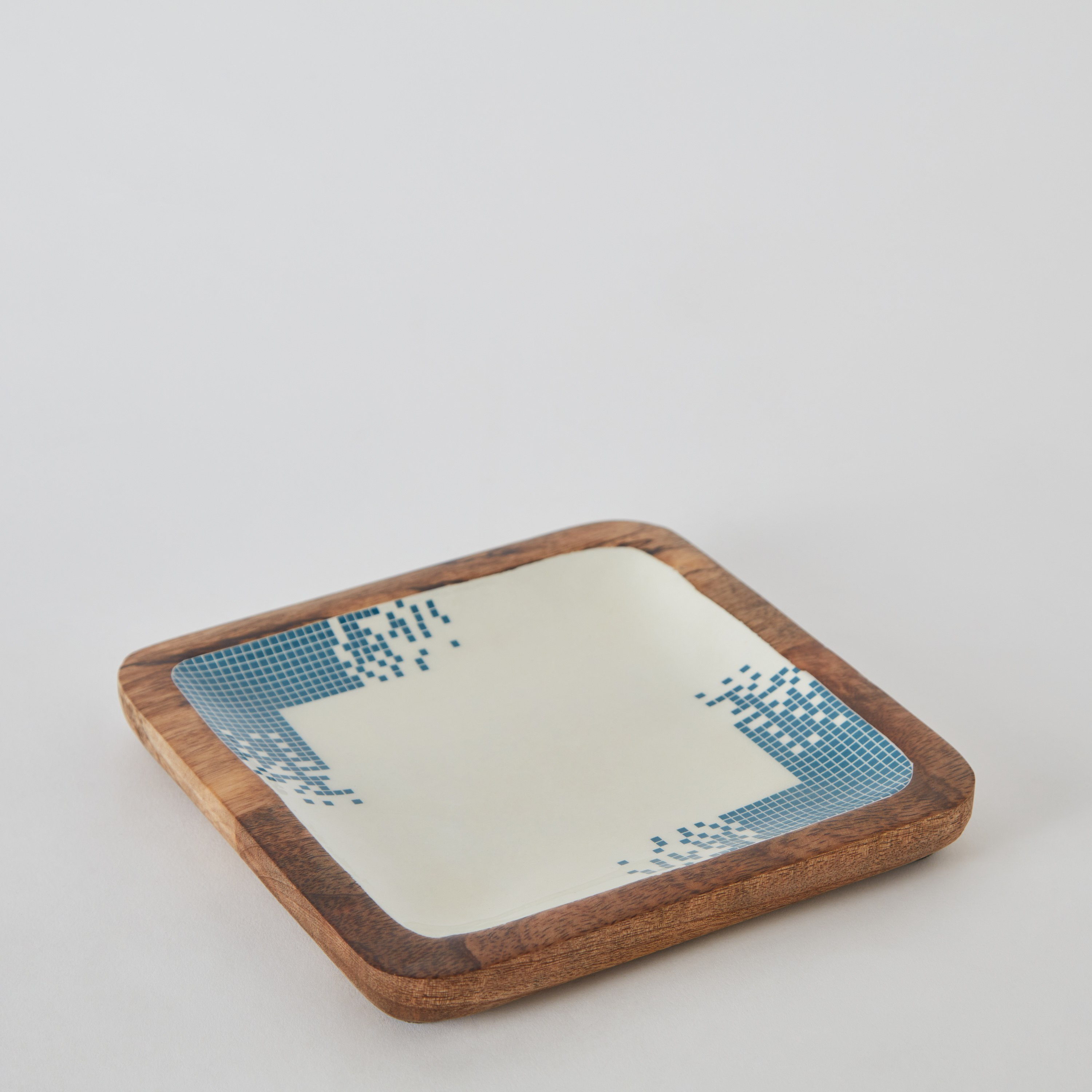 طبق مربع خشب مطلي بالمينا من أرتيزان - 20 سم-hbxdecorandfurnishings-tabletop-serveware-image-5