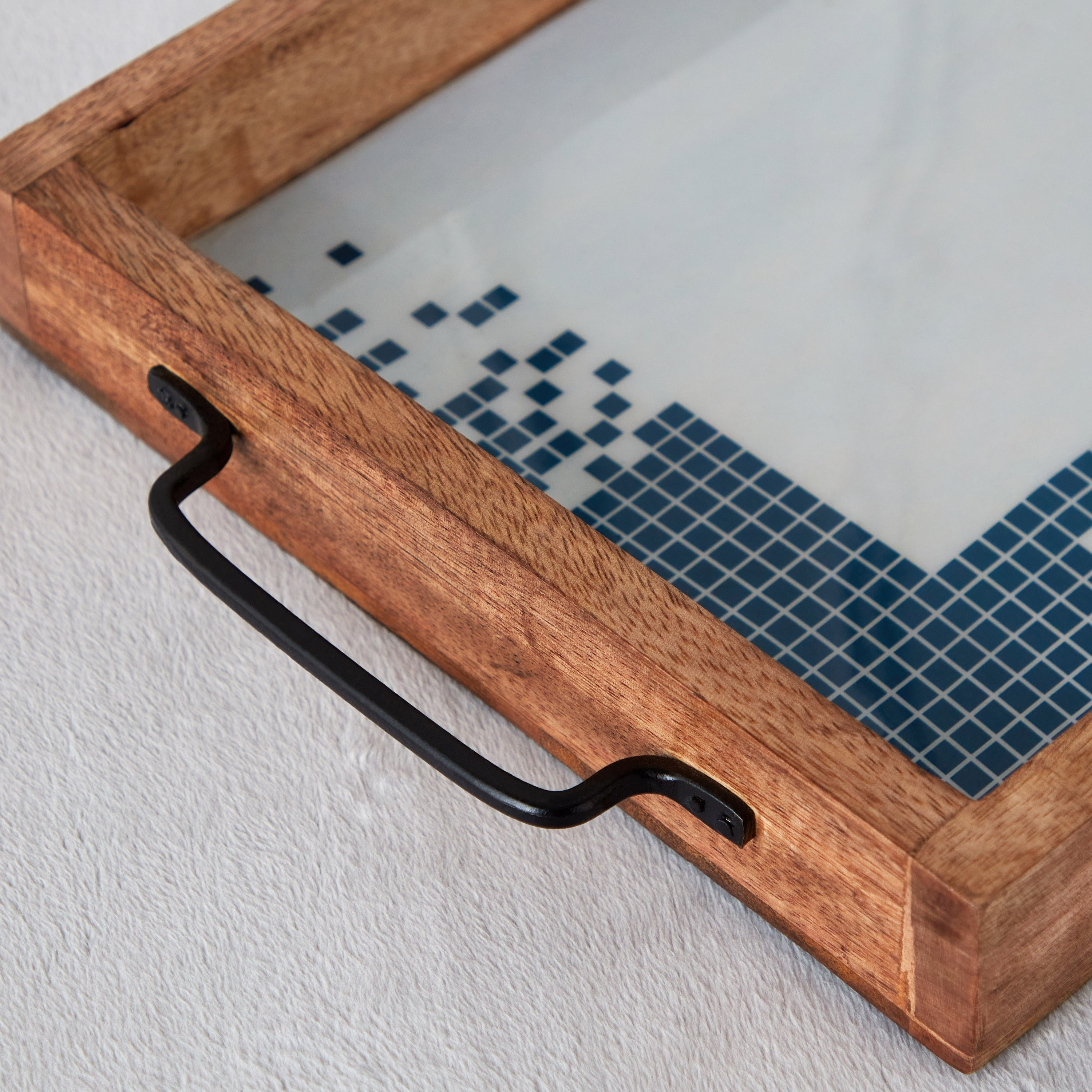 Artisan Wooden Tray - 40 cm-hbxdecorandfurnishings-tabletop-serveware-image-4