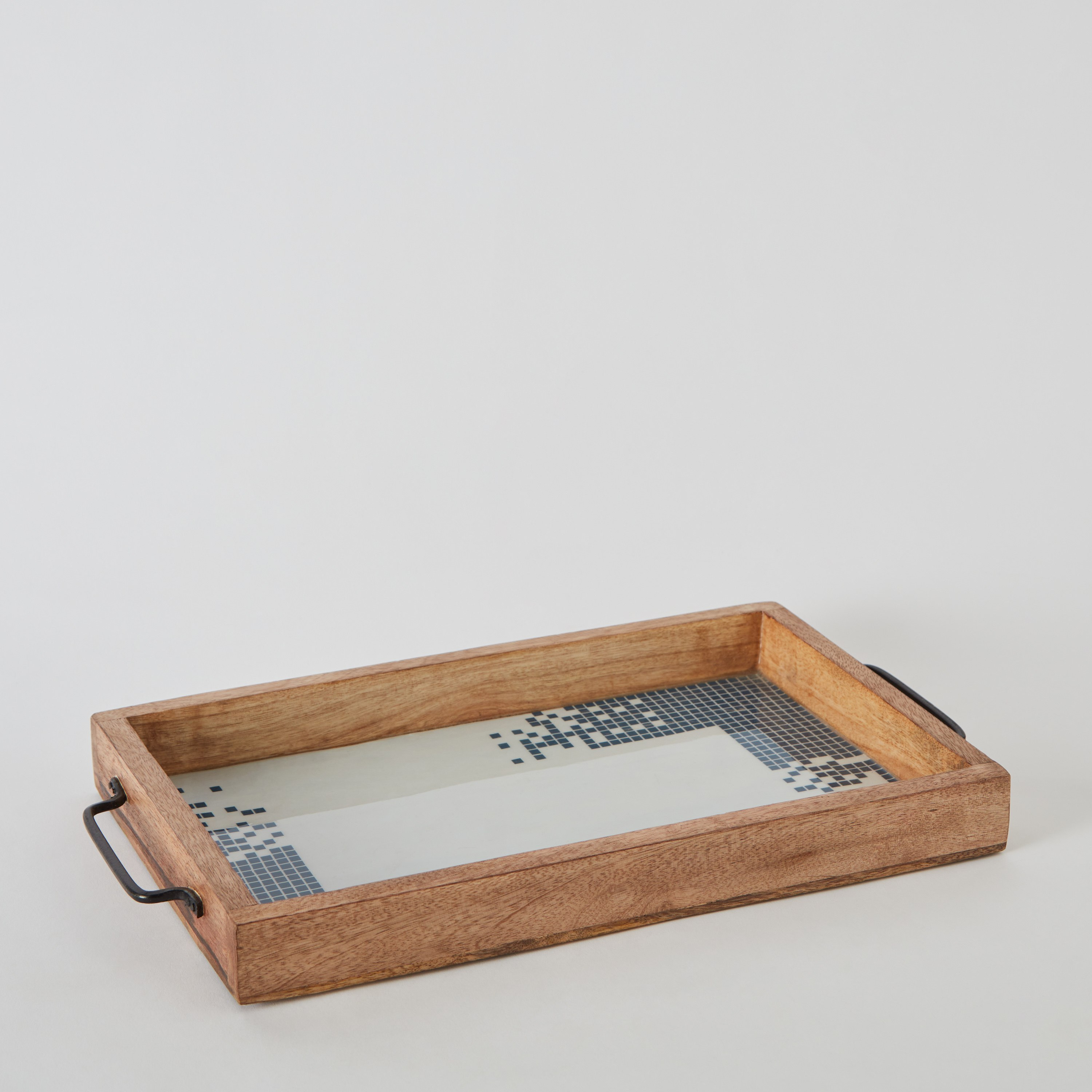 Artisan Wooden Tray - 40 cm-hbxdecorandfurnishings-tabletop-serveware-image-6