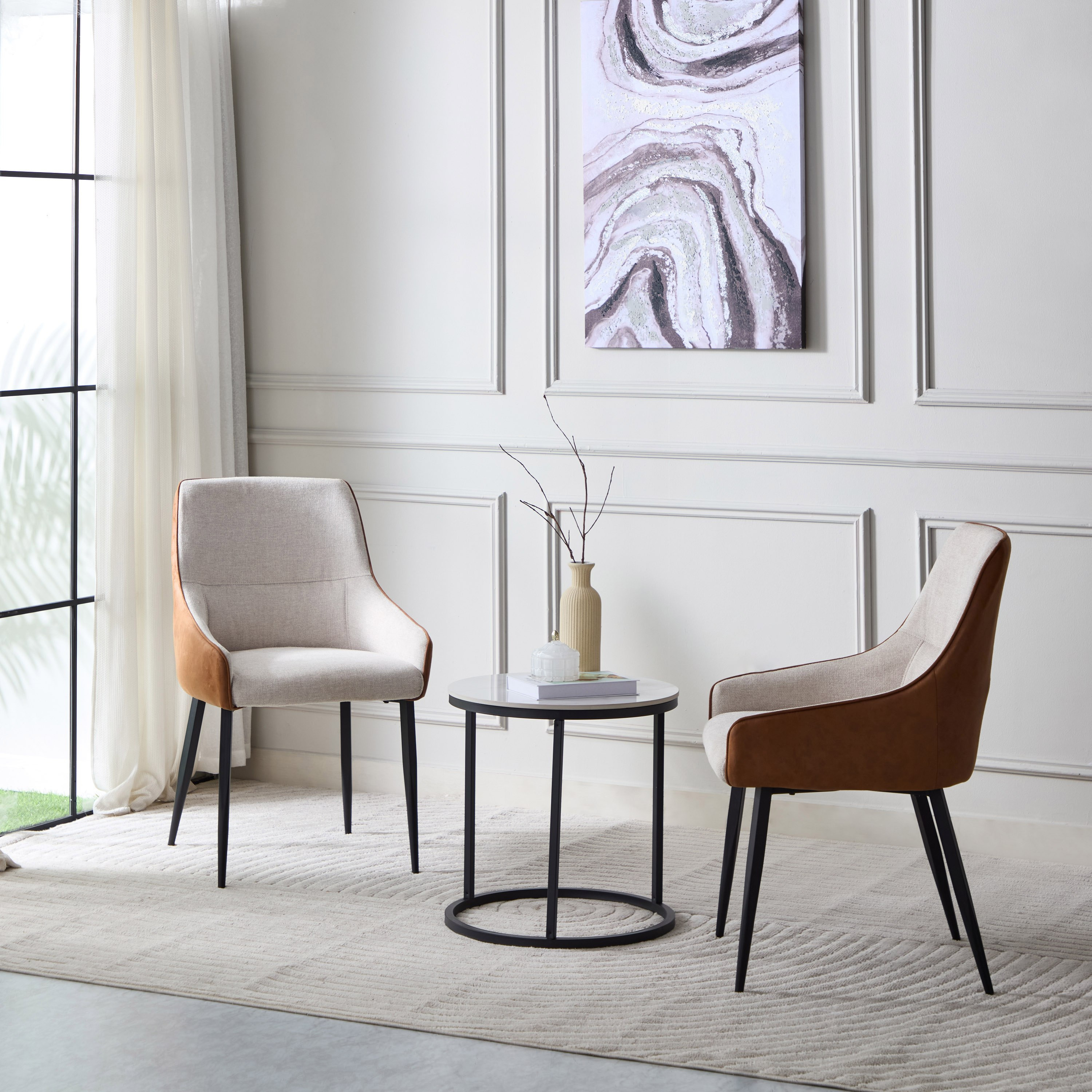 كرسي جلسة شاي من ويلي - طقم من قطعتين-hbxdiningroom-tabletop-dinnersets-image-9
