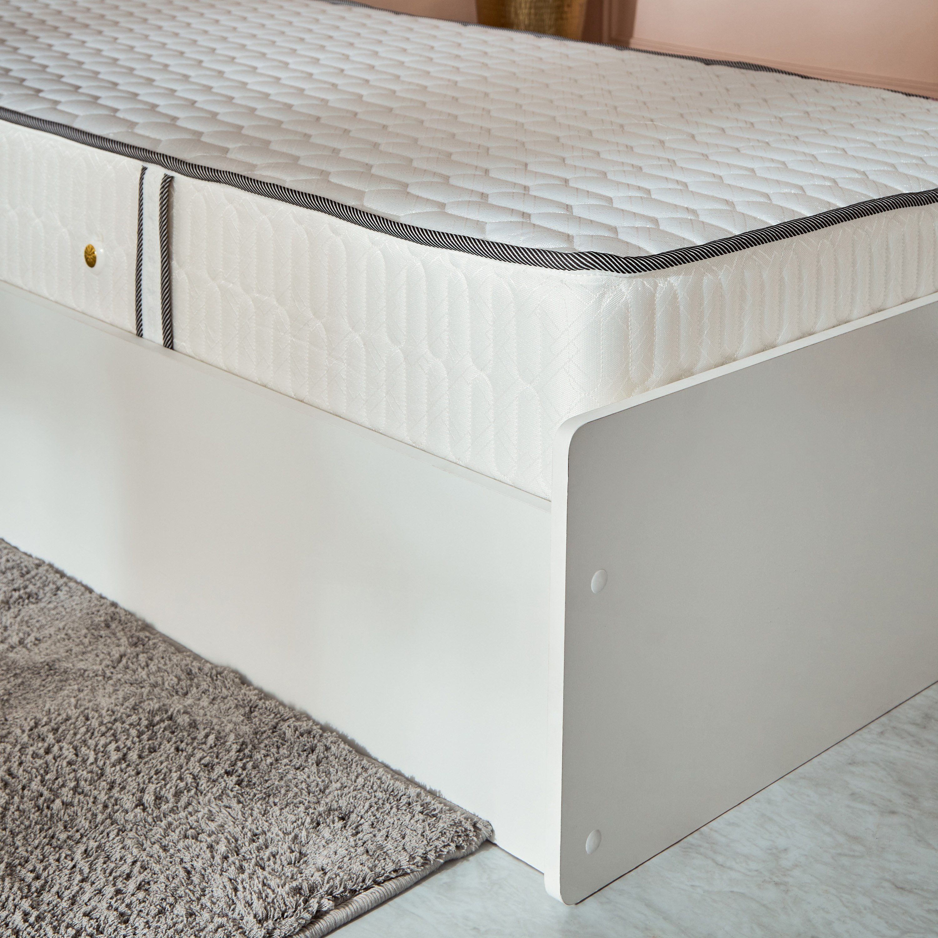 SleepNest iMetis Medium Firm Side Foam Encased Bonnell Spring Single Mattress - 90x190x22 cm-hbxfurniture-bedroom-mattresses-single-image-6