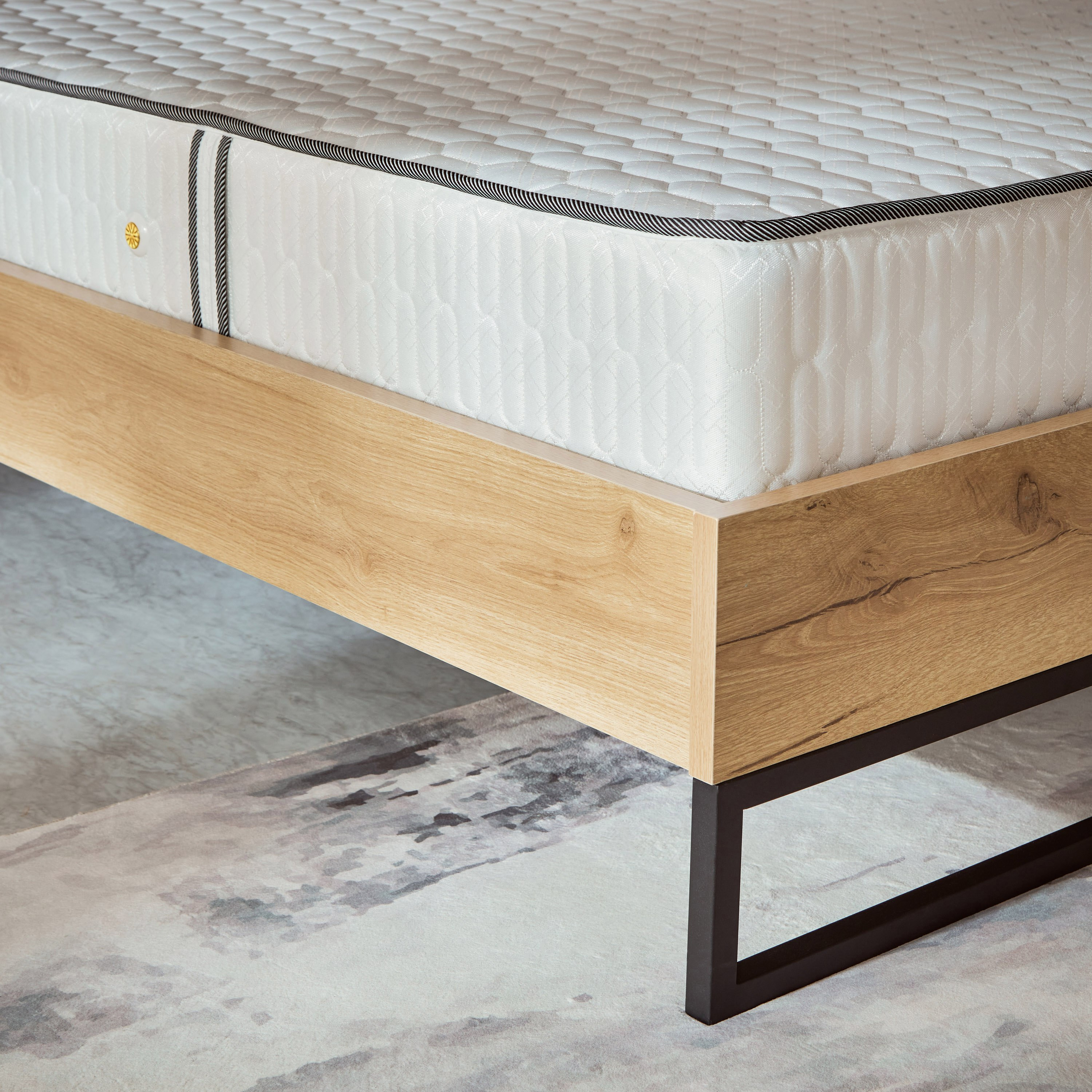 SleepNest iMetis Medium Firm Side Foam Encased Bonnell Spring Queen Mattress - 160x200x22 cm-hbxbedroom-mattresses-queen-image-12