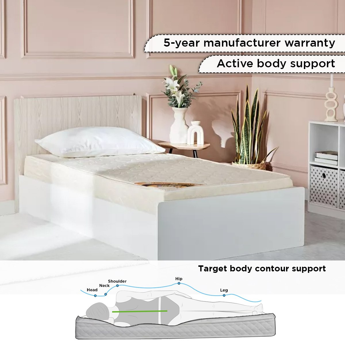 مرتبة فردية بإسفنج مجدد من سليب إيز آي أورثو سبّورت فيرم - 90x190x18 سم-hbxfurniture-bedroom-mattresses-single-image-7