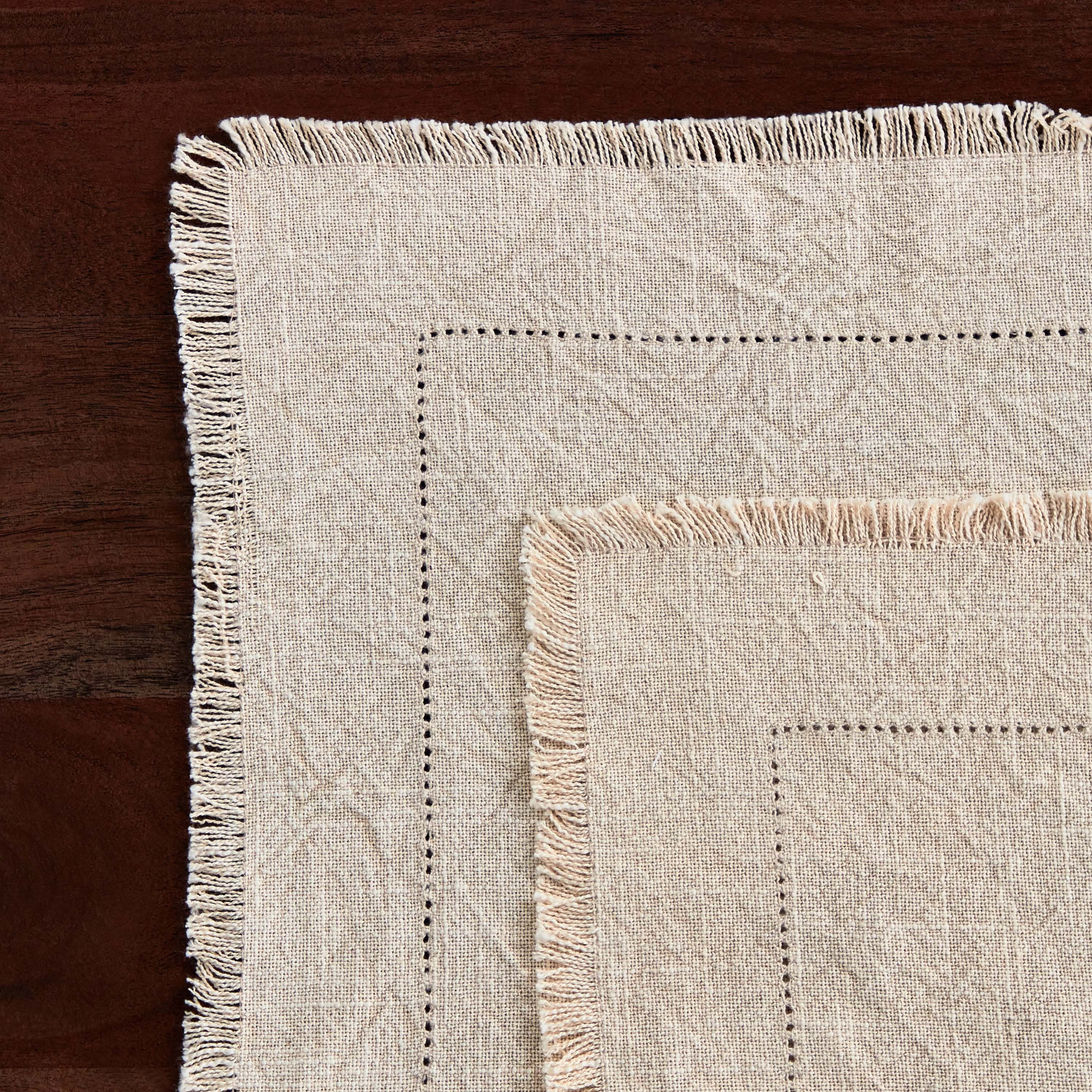 طقم لبادات صحون فاجوتينج - قطعتين من ناتوريو - 33x48 سم-hbxdecorandfurnishings-homefurnishings-tablelinens-image-2
