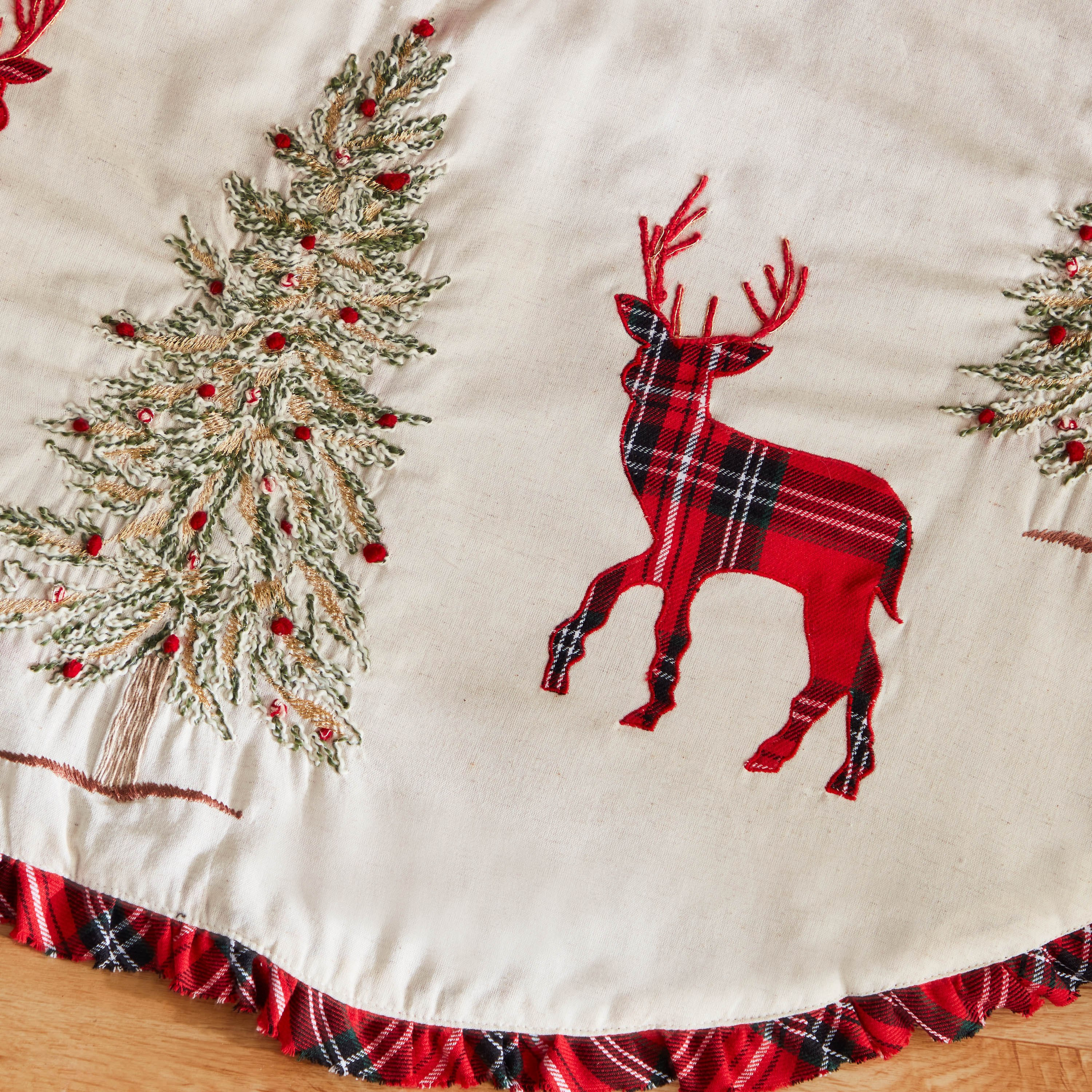 Festive X-mas Reindeer Tree Skirt - 108 cm-PROMO_HB_AE_B2G2_011025-image-3