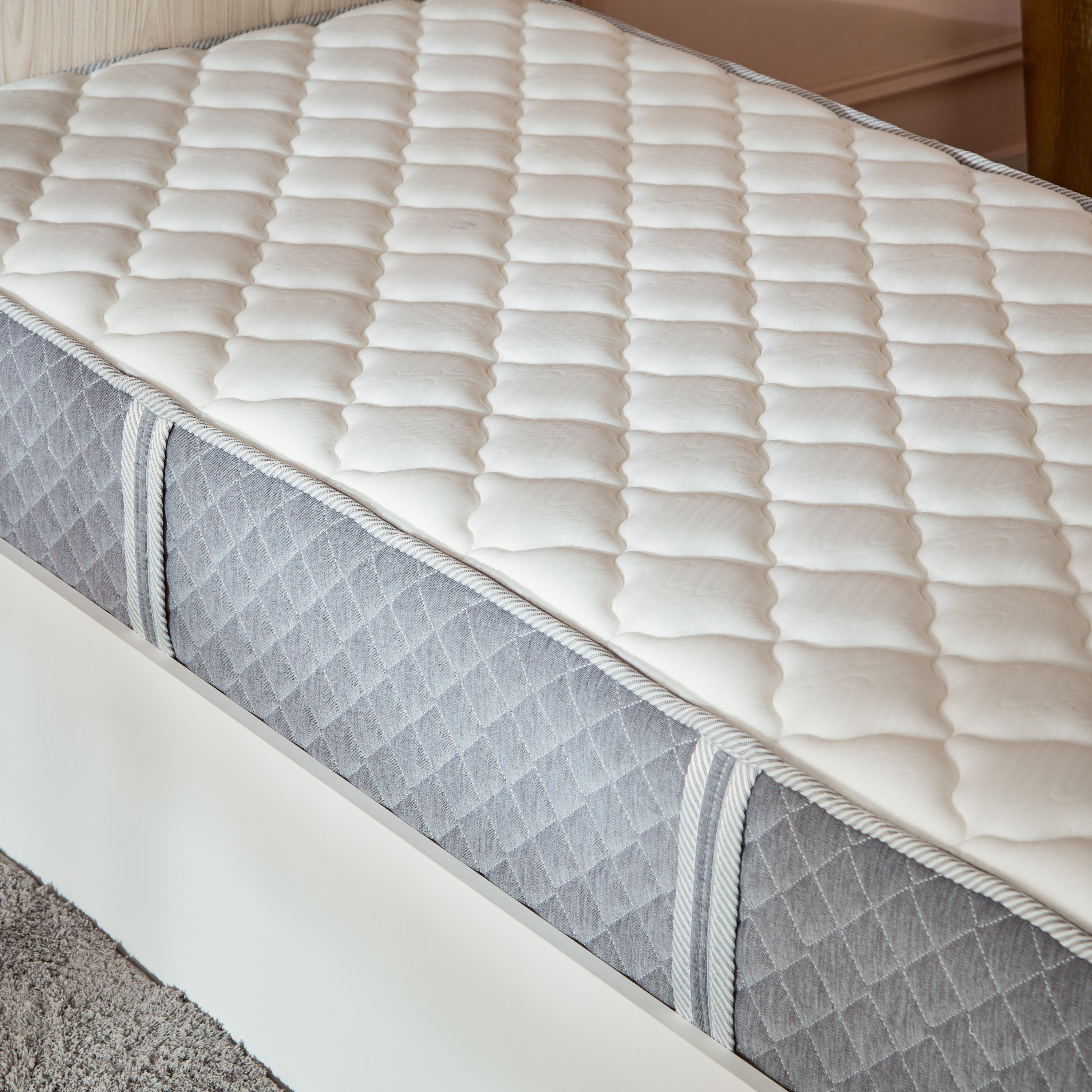 SleepLuxe iRoyal Visco Knitted Breathable Fabric Medium Firm Pocket Spring Mattress - 90x190x25 cm-hbxfurniture-bedroom-mattresses-single-image-4